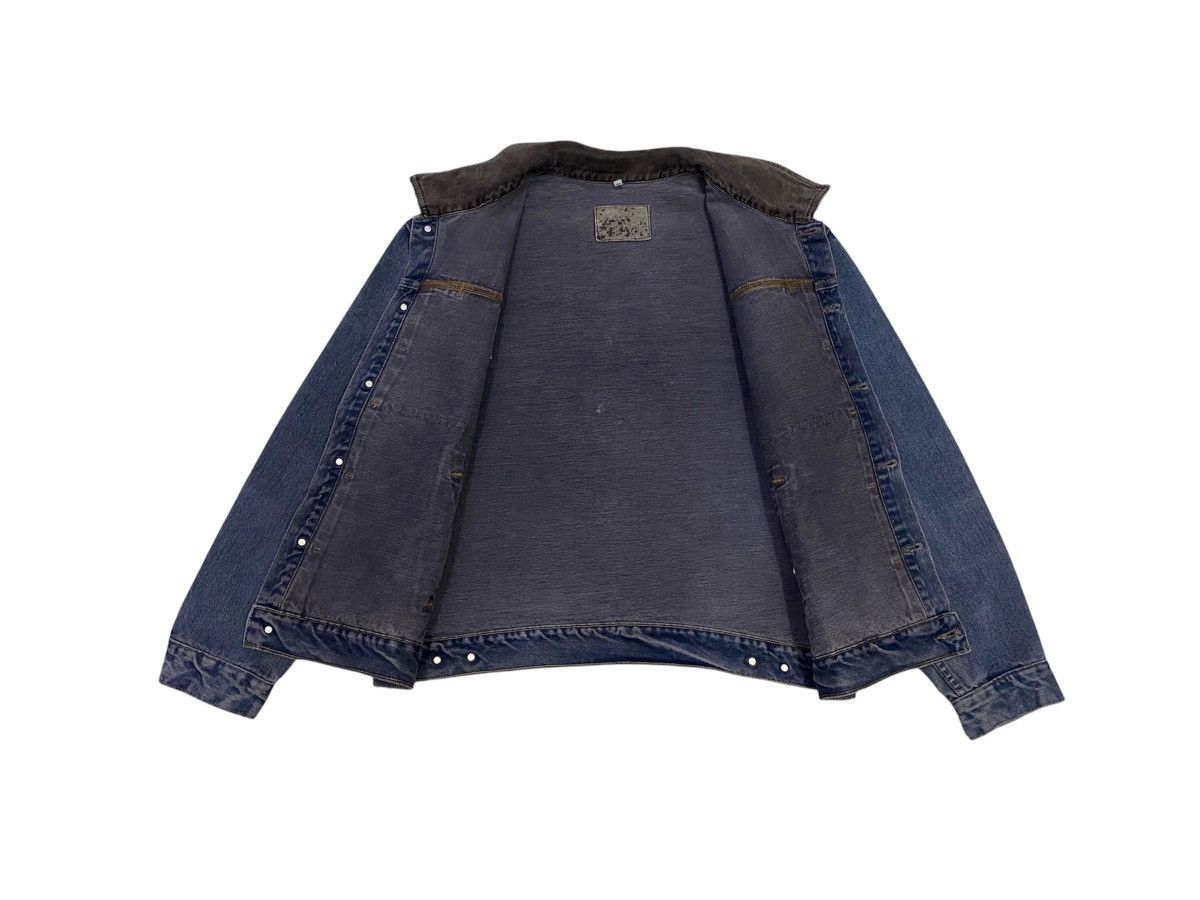 Marithe + Francois Girbaud 90s Marithe Francois Girbaud Corduroy Switching Denim Jacket Size US L / EU 52-54 / 3 - 3 Thumbnail