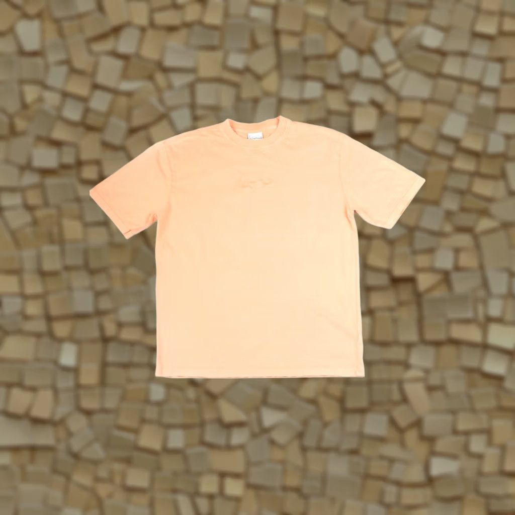 Karl Kani Karl Kani Vintage Small Center Logo Peach T-Shirt Tee Made in India Size S Mens Orange 100% Cotton Tee Size US S / EU 44-46 / 1 - 1 Thumbnail