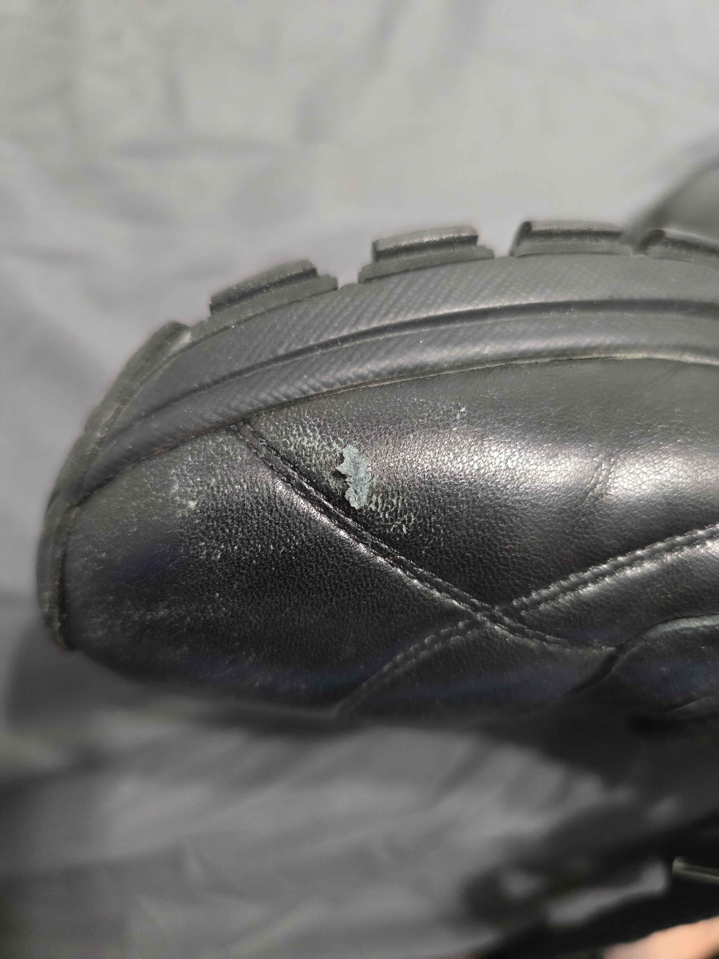 Prada Prada Prax 01 Leather Sneaker In Black Size US 9 / IT 39 - 6 Thumbnail