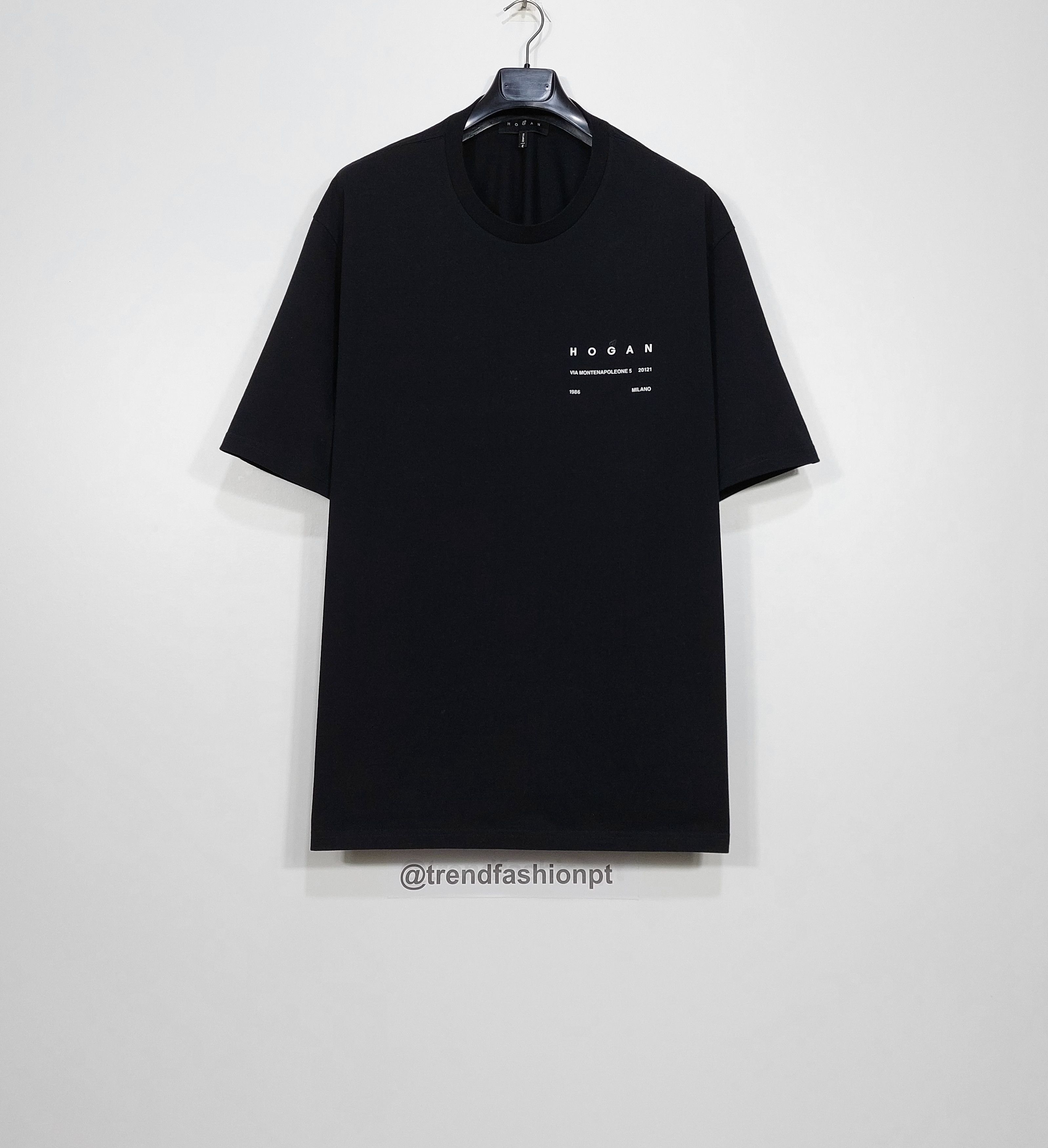 Hogan logo print cotton tshirt - black XXL Size US XXL / EU 58 / 5 - 1 Thumbnail