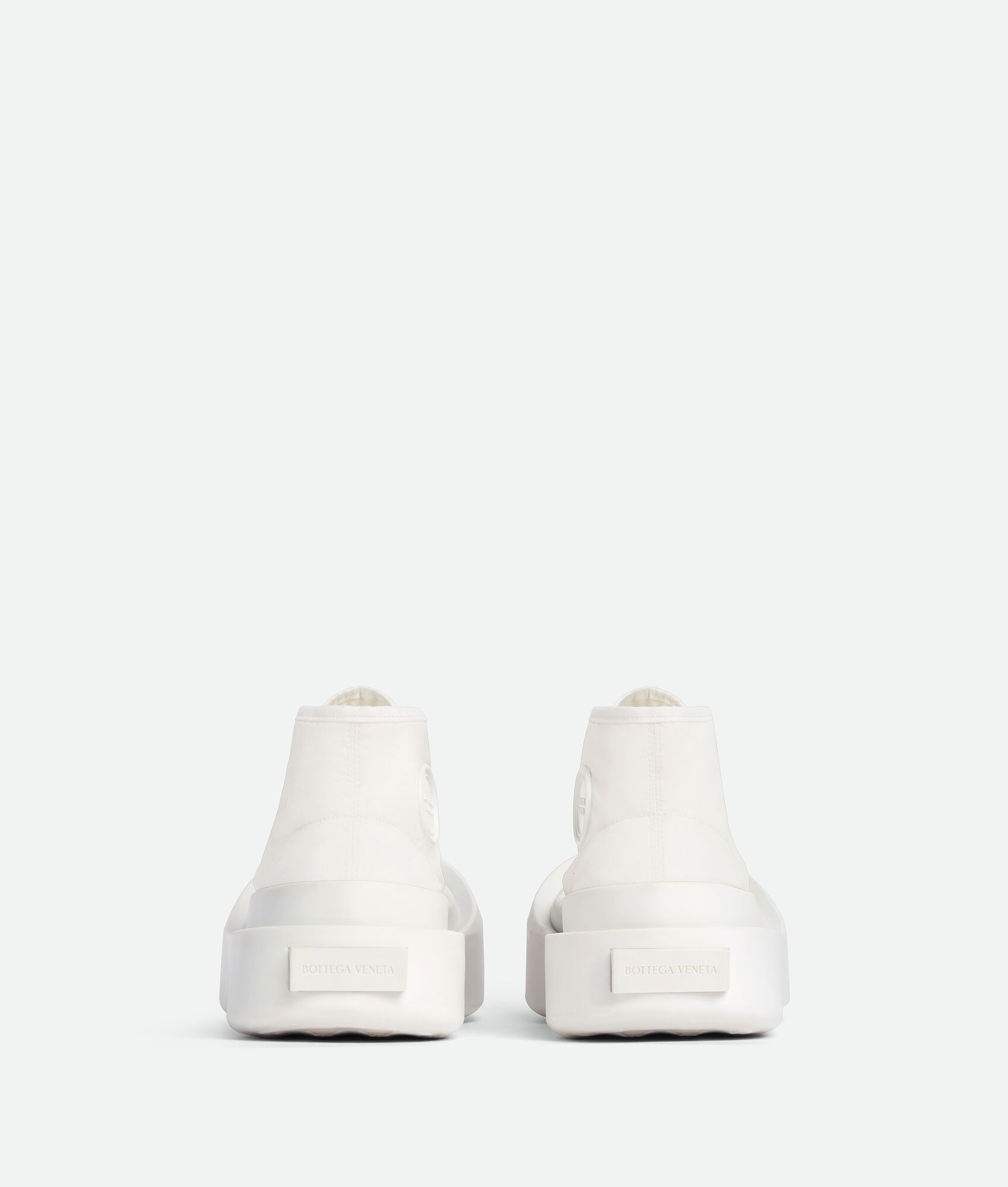 Bottega Veneta o1bcso1str0925 Jumbo Sneakers in Optic White Size US 12 / EU 45 - 3 Thumbnail