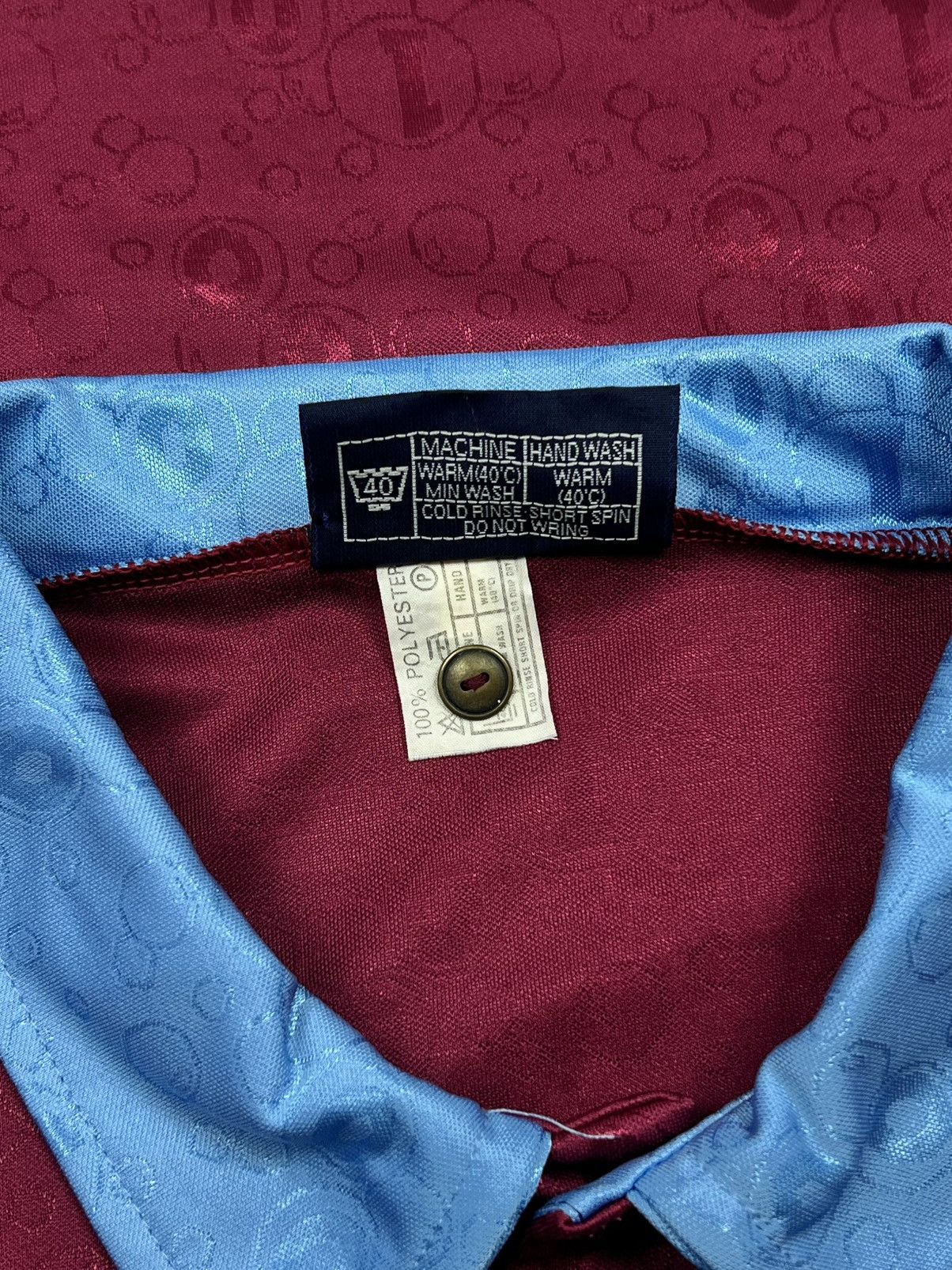 PONY West Ham United 1995-1997 Vintage Retro Football Jersey Size US M / EU 48-50 / 2 - 9 Thumbnail