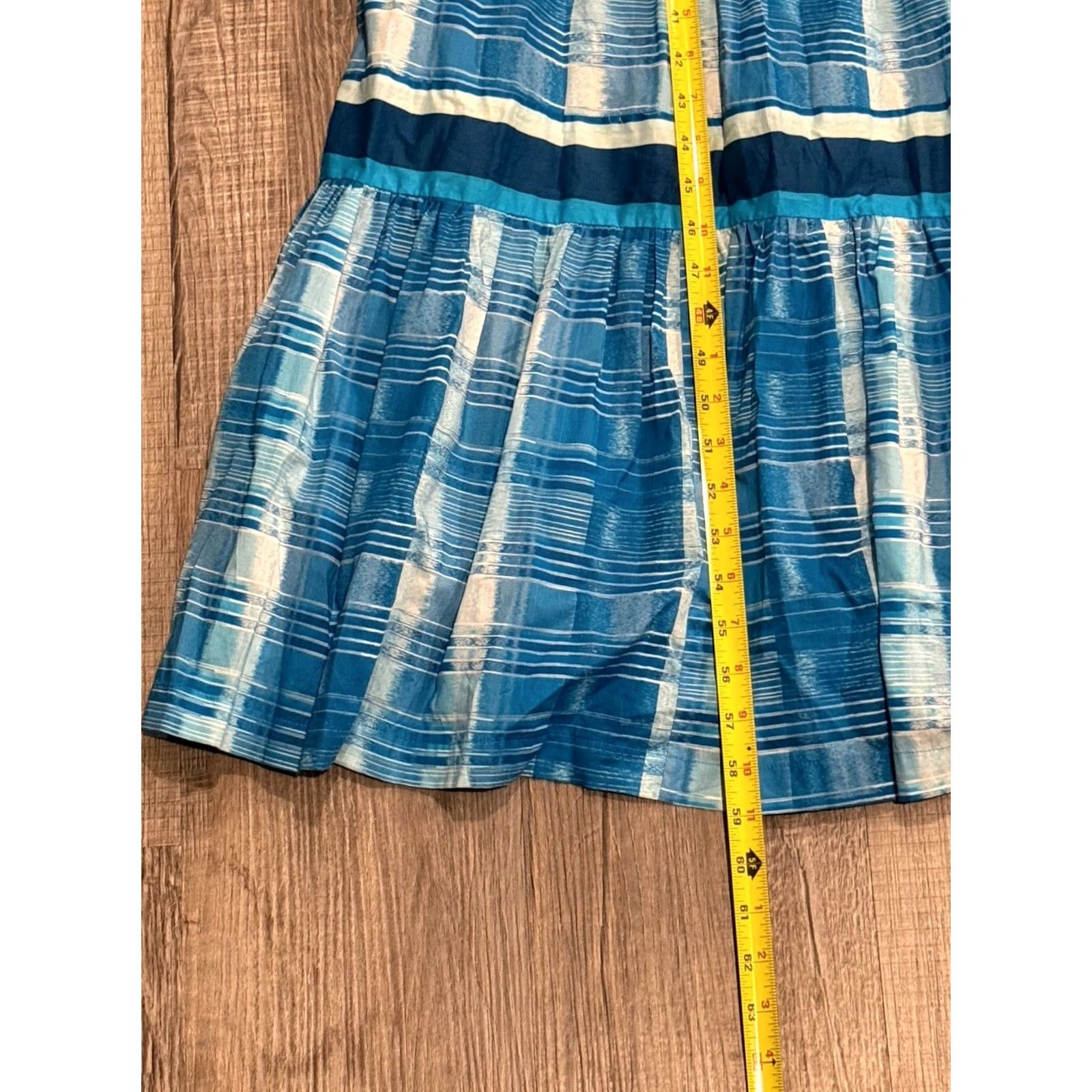 Hope Hope for Flowers Tracy Reese Tiered Slip Peasant Dress Sleeveless Multicolor Long M Womens Size M / US 6-8 / IT 42-44 - 5 Thumbnail