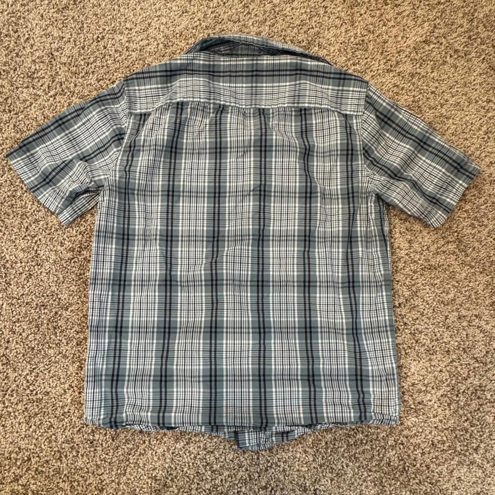Wrangler Wrangler Men's Small Short Sleeve Plaid Button-Up Shirt Size US M / EU 48-50 / 2 - 3 Thumbnail