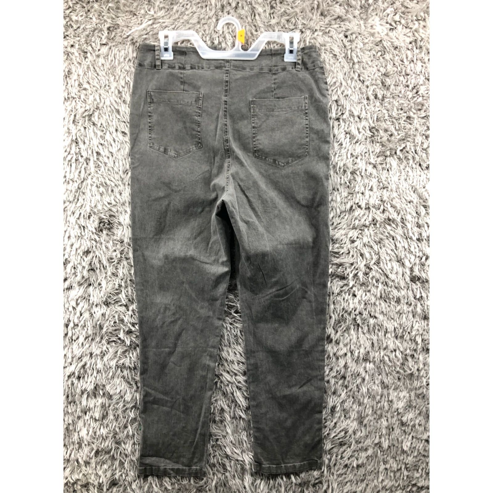 Anthropologie VINTAGE Anthropologie Jeans Women M High Rise Skinny Dark Gray Denim 5-Pocket Regular Cotton Baggy? Size 32" / US 10 / IT 46 - 7 Thumbnail