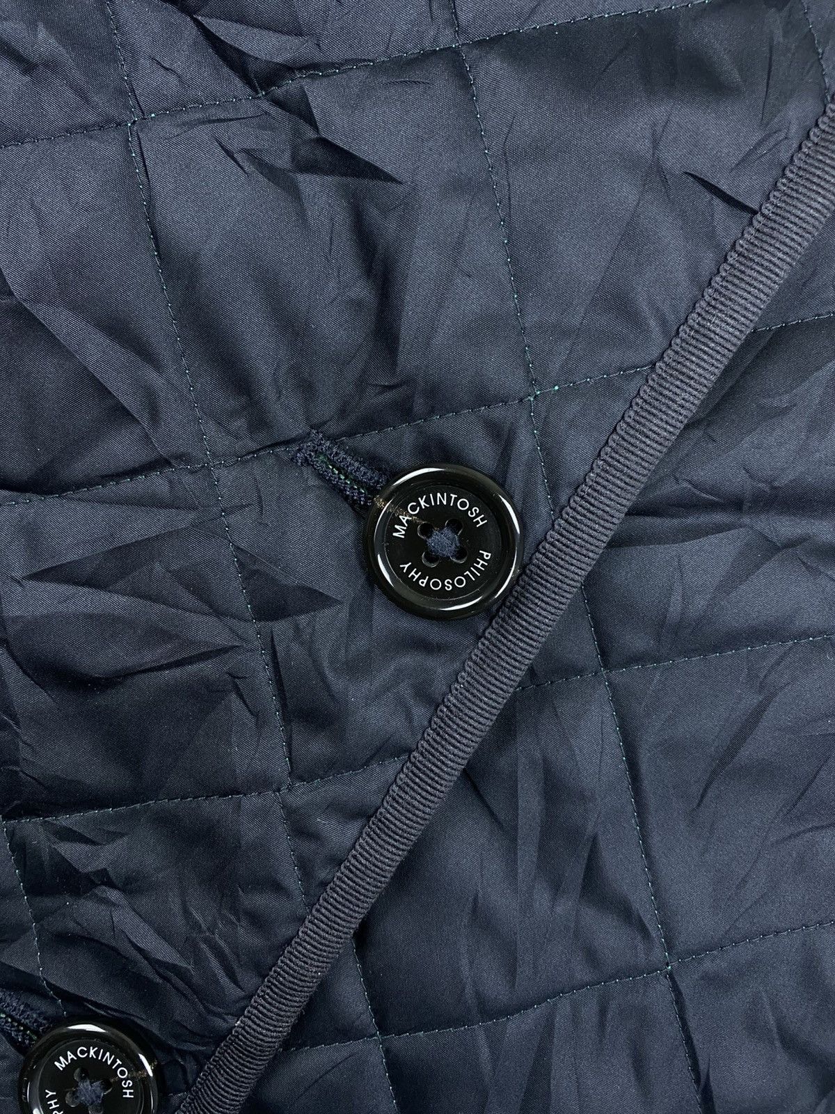 Mackintosh Vtg Mackintosh Philosophy Quilted Lining Green Hooded Jacket Size US S / EU 44-46 / 1 - 8 Thumbnail