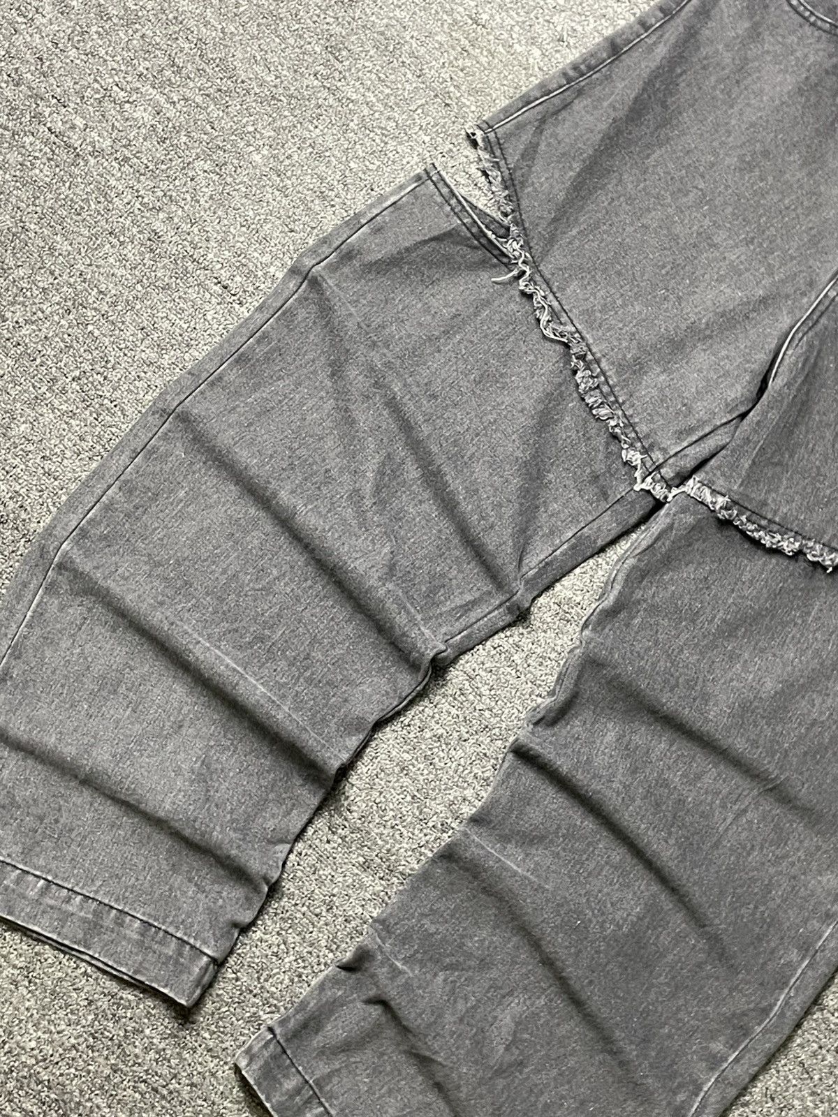 The Unbranded Brand ADD Colour Brand Cut-Out Wide Leg Jeans (62) Size 26" / US 2 / IT 38 - 3 Thumbnail