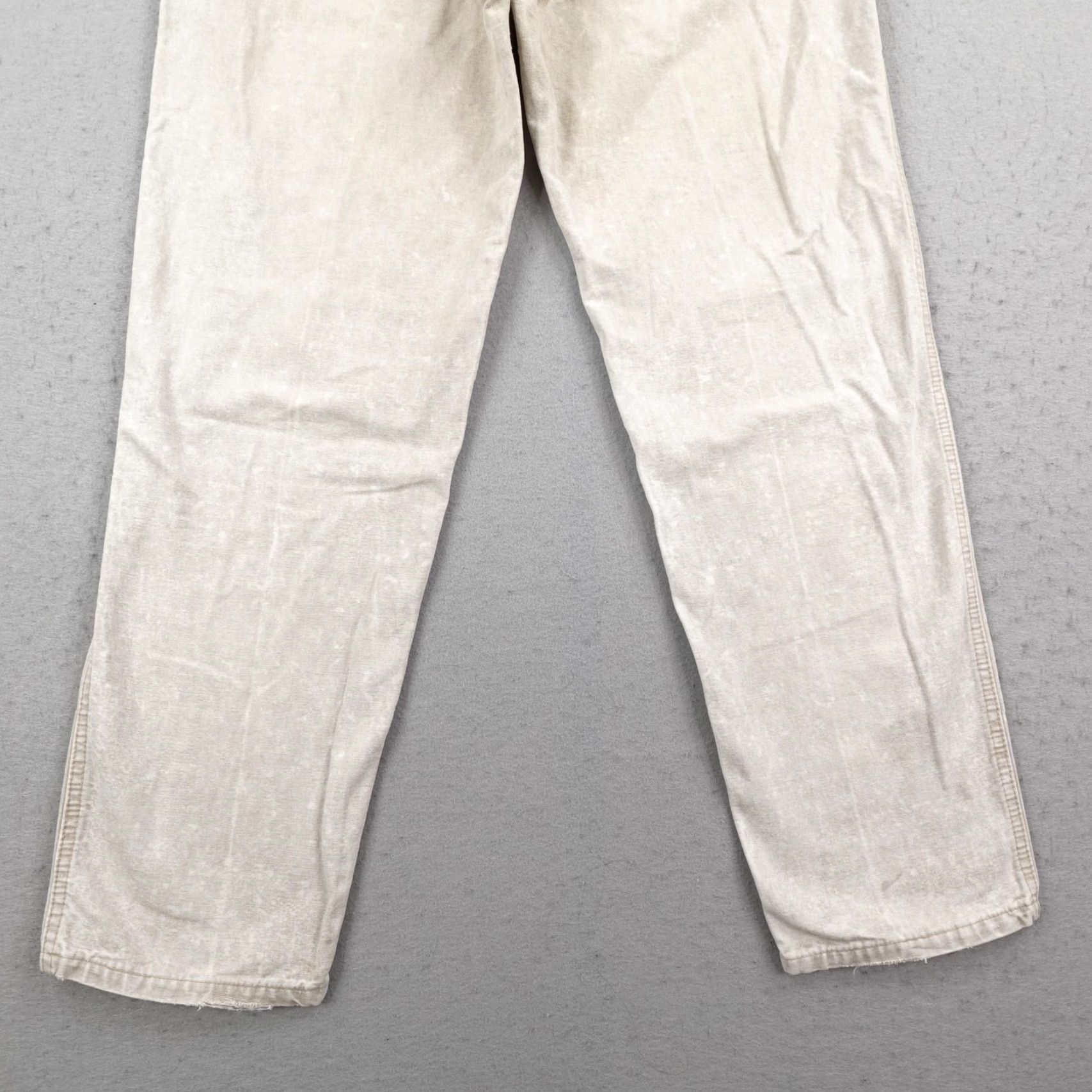 Levi's VINTAGE LevisJeans Jeans Mens 34x30 Beige Denim 550 Relaxed Fit Tapered Leg Faded 80s Size US 34 / EU 50 - 6 Thumbnail
