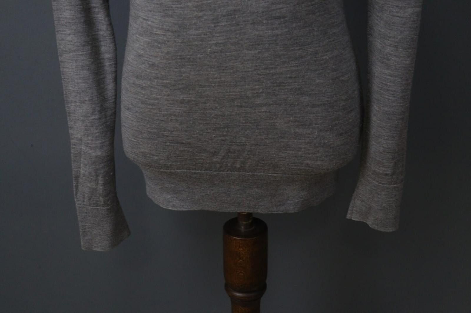 Allsaints AllSaints Gray 100% Wool Knit Pullover Sweater Size M Size M / US 6-8 / IT 42-44 - 3 Thumbnail