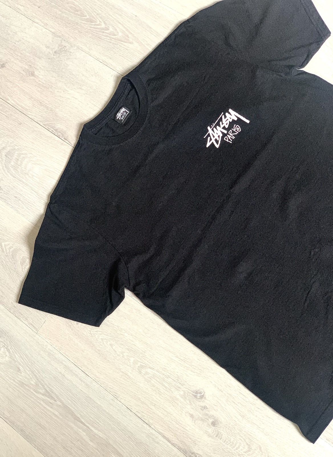 Stussy Stussy Stock « Paris » Tee Black - Size M Size US M / EU 48-50 / 2 - 3 Thumbnail
