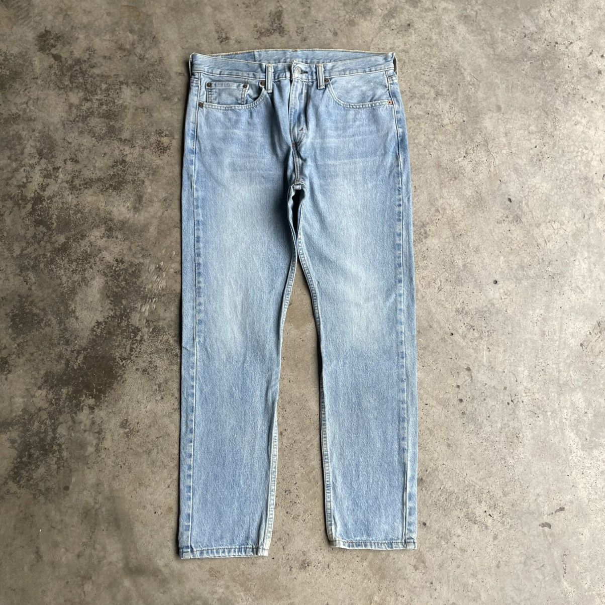 Levi's Vintage Clothing 🔥Vintage Levis 510 Stoned Washed Regular Fit Denim Jeans Size US 35 - 1 Thumbnail