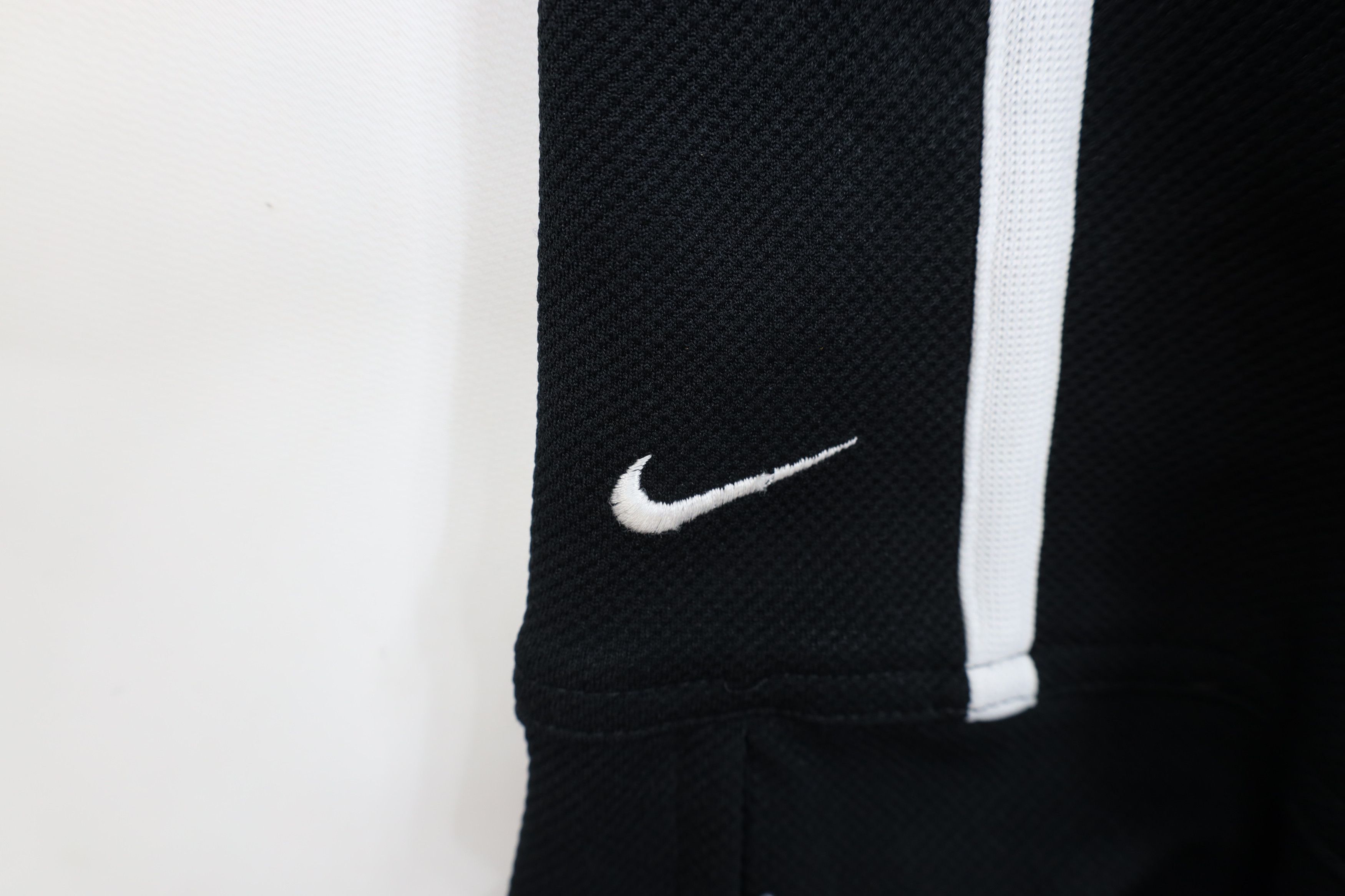 Nike × Vintage Vintage 90s Nike Mini Swoosh Thermal Knit Tapered Sweatpants Size 34" / US 12 / IT 48 - 9 Thumbnail