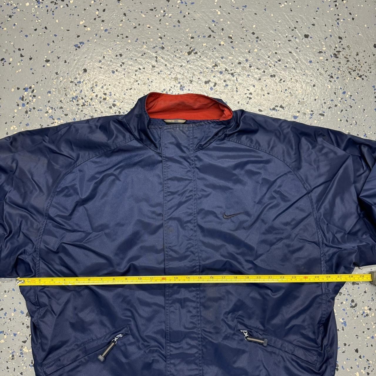 Nike × Vintage Vintage 90s Nike Windbreaker Full Zip Jacket XL Size US XL / EU 56 / 4 - 4 Thumbnail