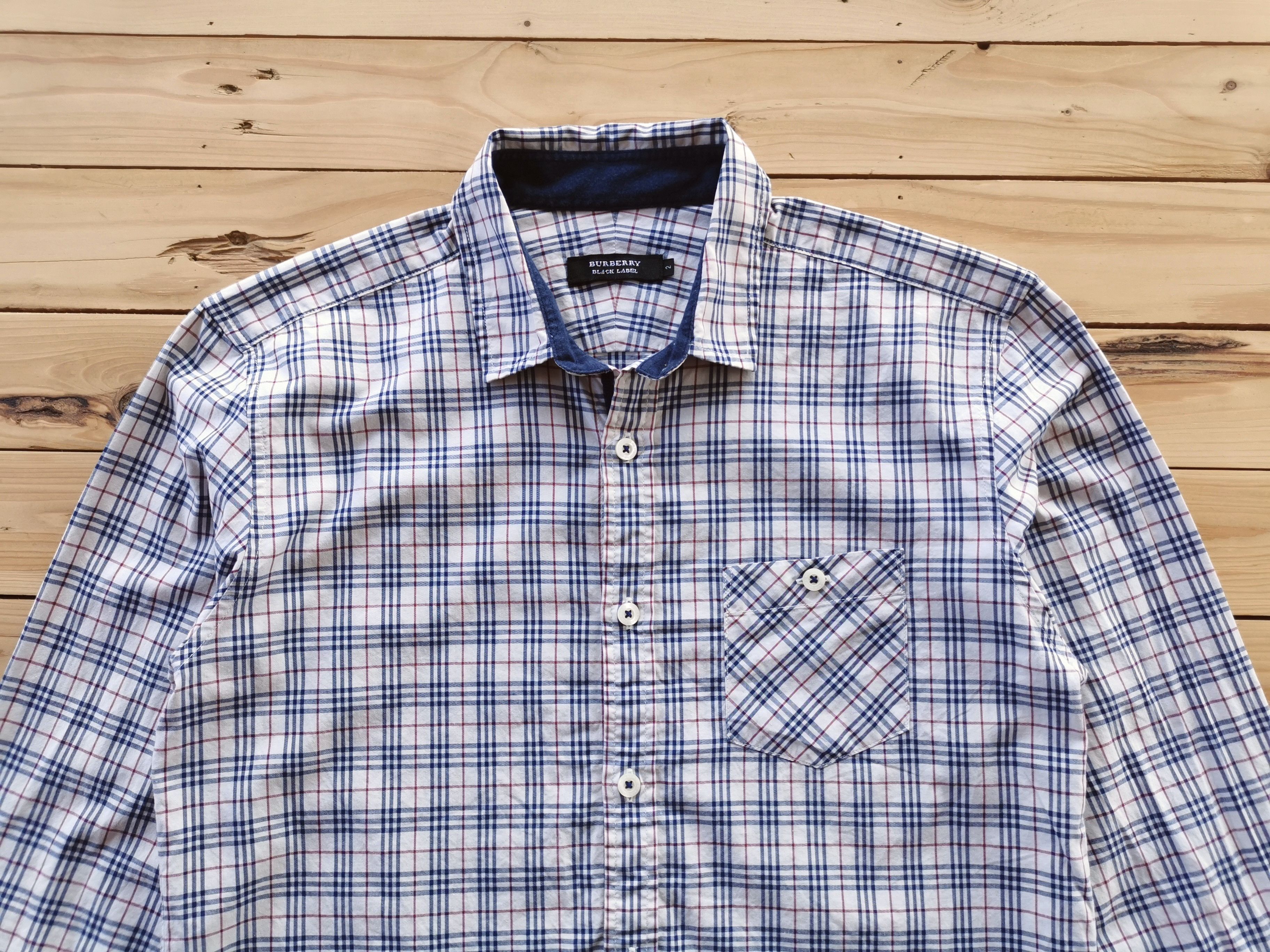 Burberry Burberry Nova Check Raglan Button Up Shirts Size US M / EU 48-50 / 2 - 2 Thumbnail