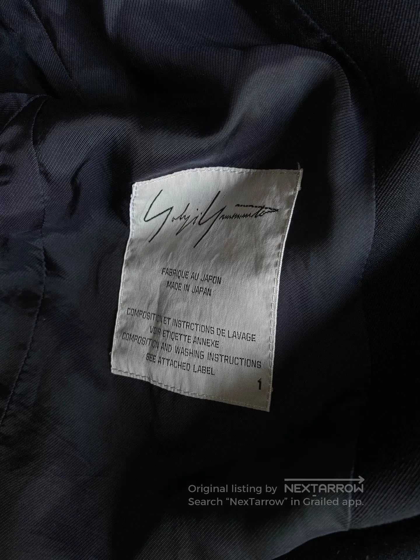 Yohji Yamamoto Yohji Yamamoto 2001 Asymmetric Jacket. Size US M / EU 48-50 / 2 - 9 Thumbnail