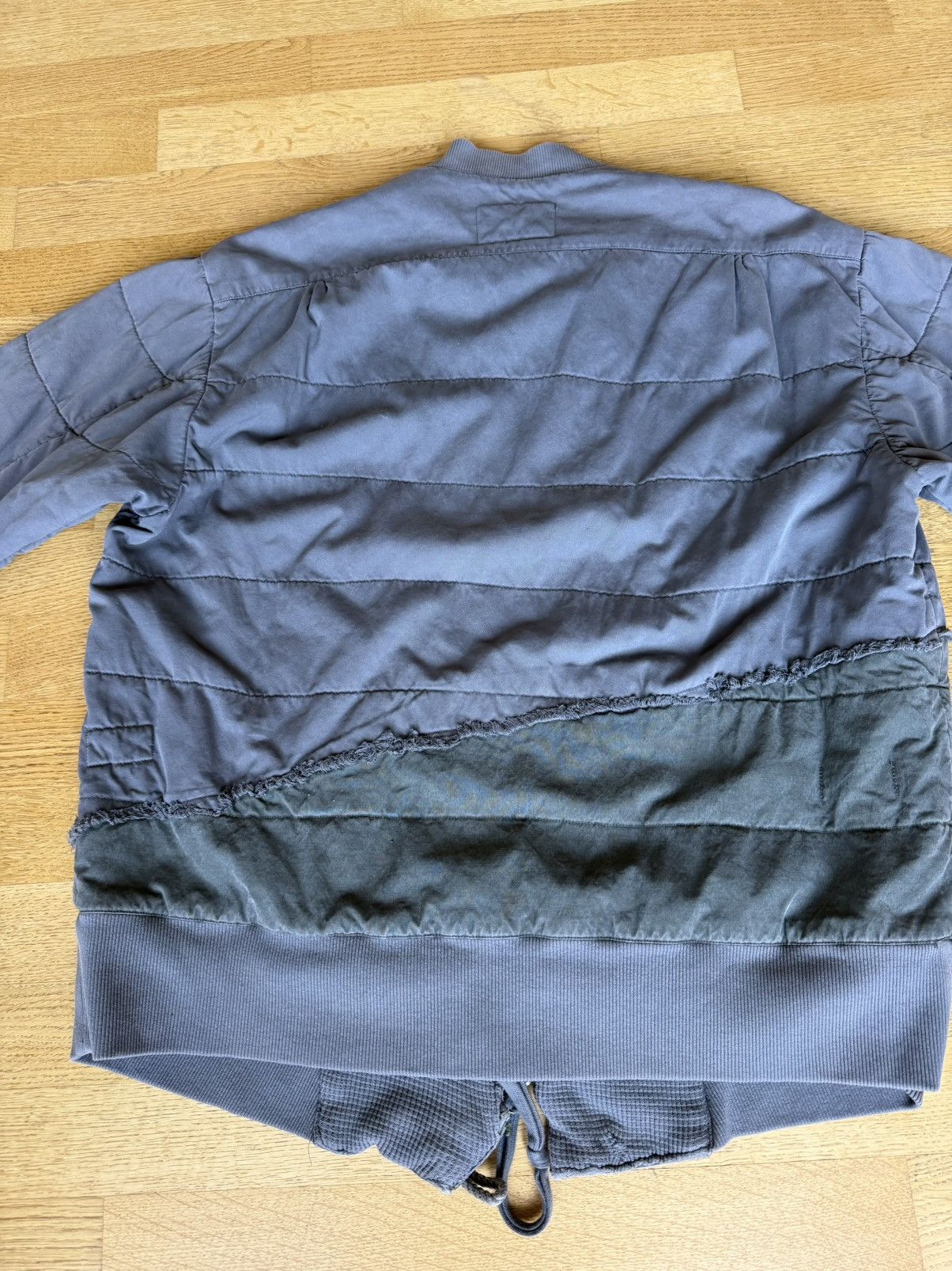 Greg Lauren NWOT 2500$ 50/50 Quilted Charcoal Flight Jacket Size US L / EU 52-54 / 3 - 15 Thumbnail