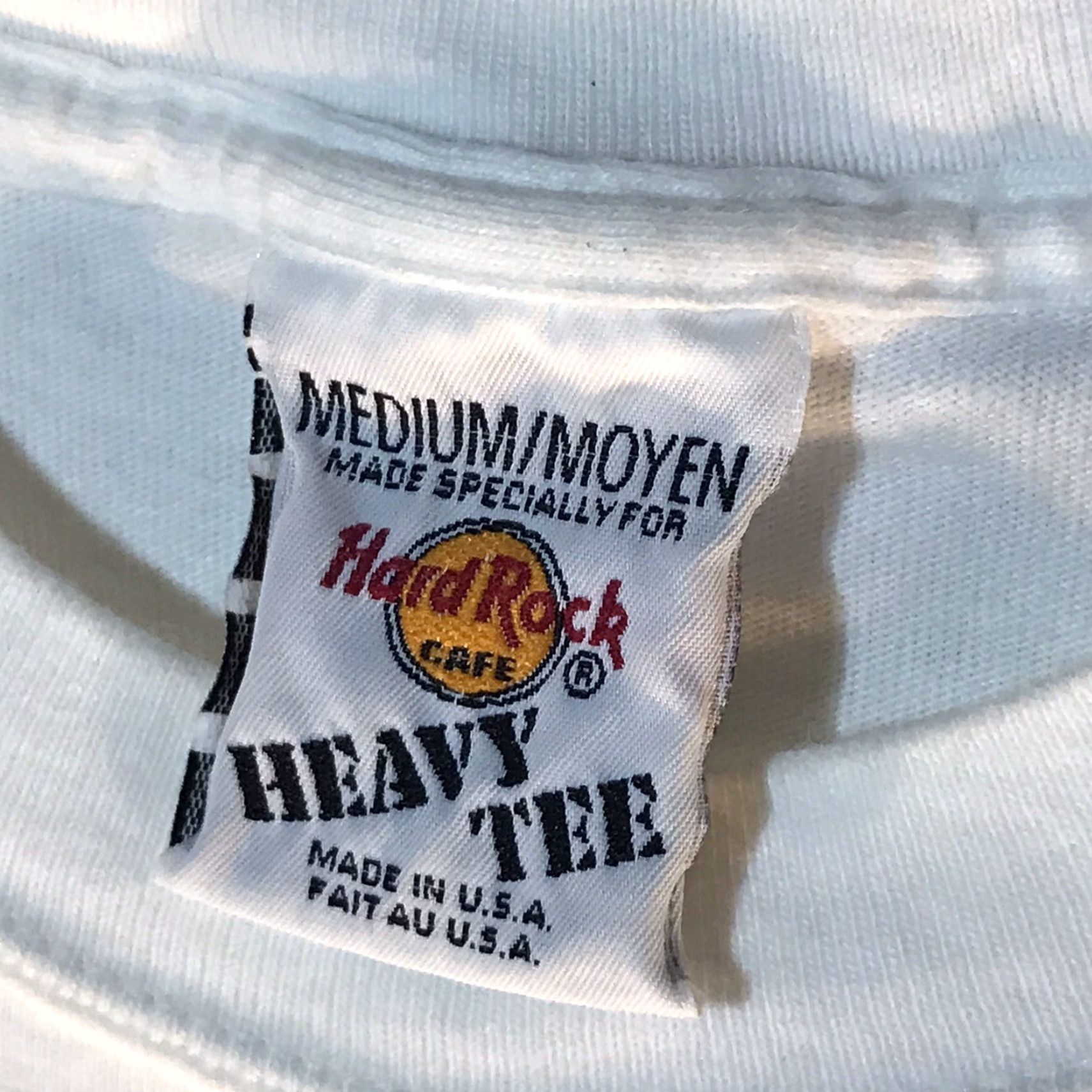 Hard Rock Cafe VINTAGE Hard Rock Cafe New York White Front/Back T Shirt Womens M Regular Short Sleeve Round Neck Logo Knit 100% Cotton Casual Spring Summer 1998 USA Size M / US 6-8 / IT 42-44 - 3 Thumbnail