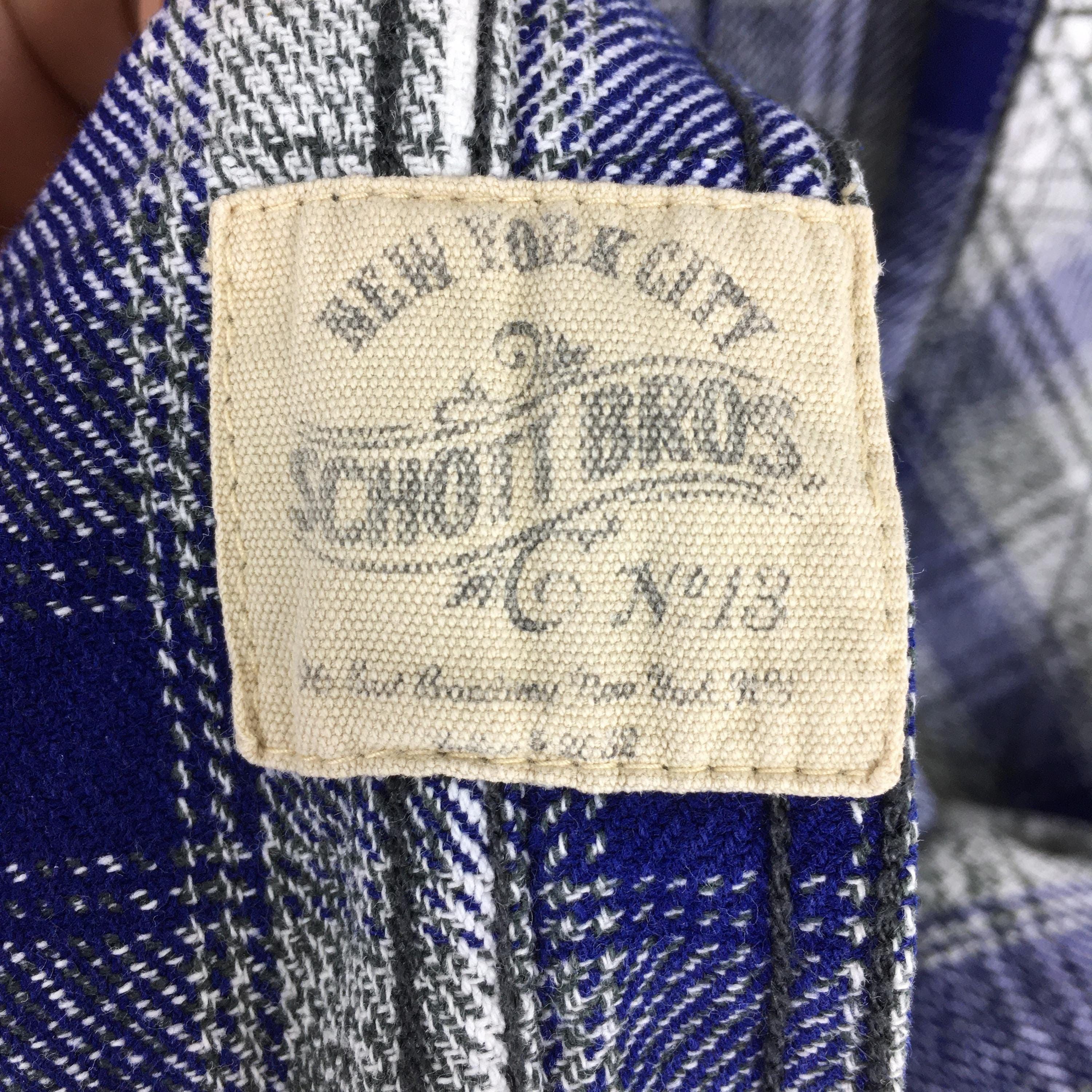 Flannel × Schott × Vanson Leathers Vintage Rancher Schott Plaid Shadow Flannel Large Size US L / EU 52-54 / 3 - 7 Thumbnail
