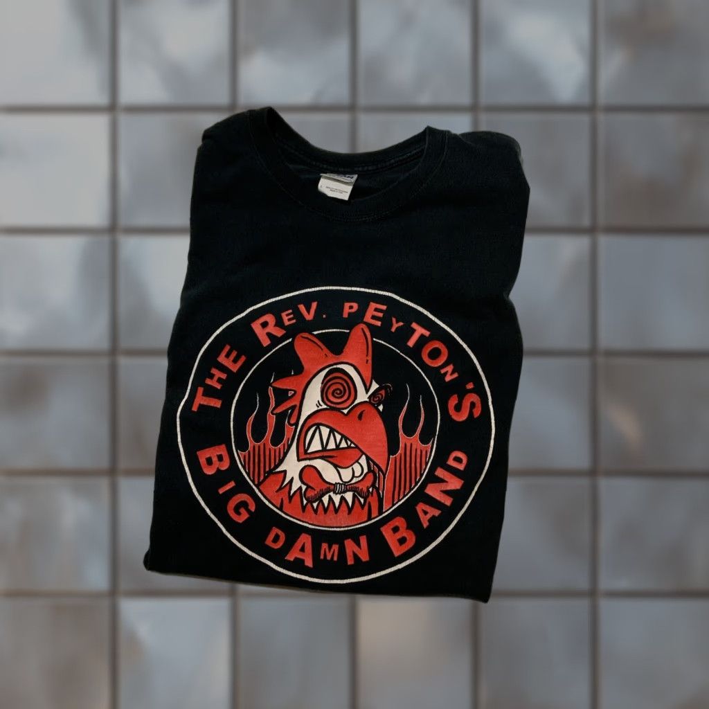Gildan The Reverend Peyton’s Big Damn Band Rockabilly Country Blues Black T-Shirt Sz. L Size US L / EU 52-54 / 3 - 1 Thumbnail