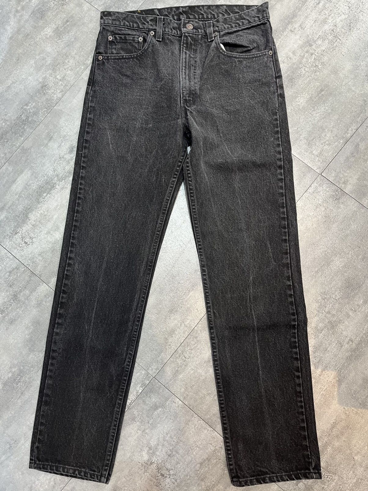 Levi's Vintage Clothing Leiv’s 505 U.S.A Black Denim Size US 32 / EU 48 - 4 Thumbnail