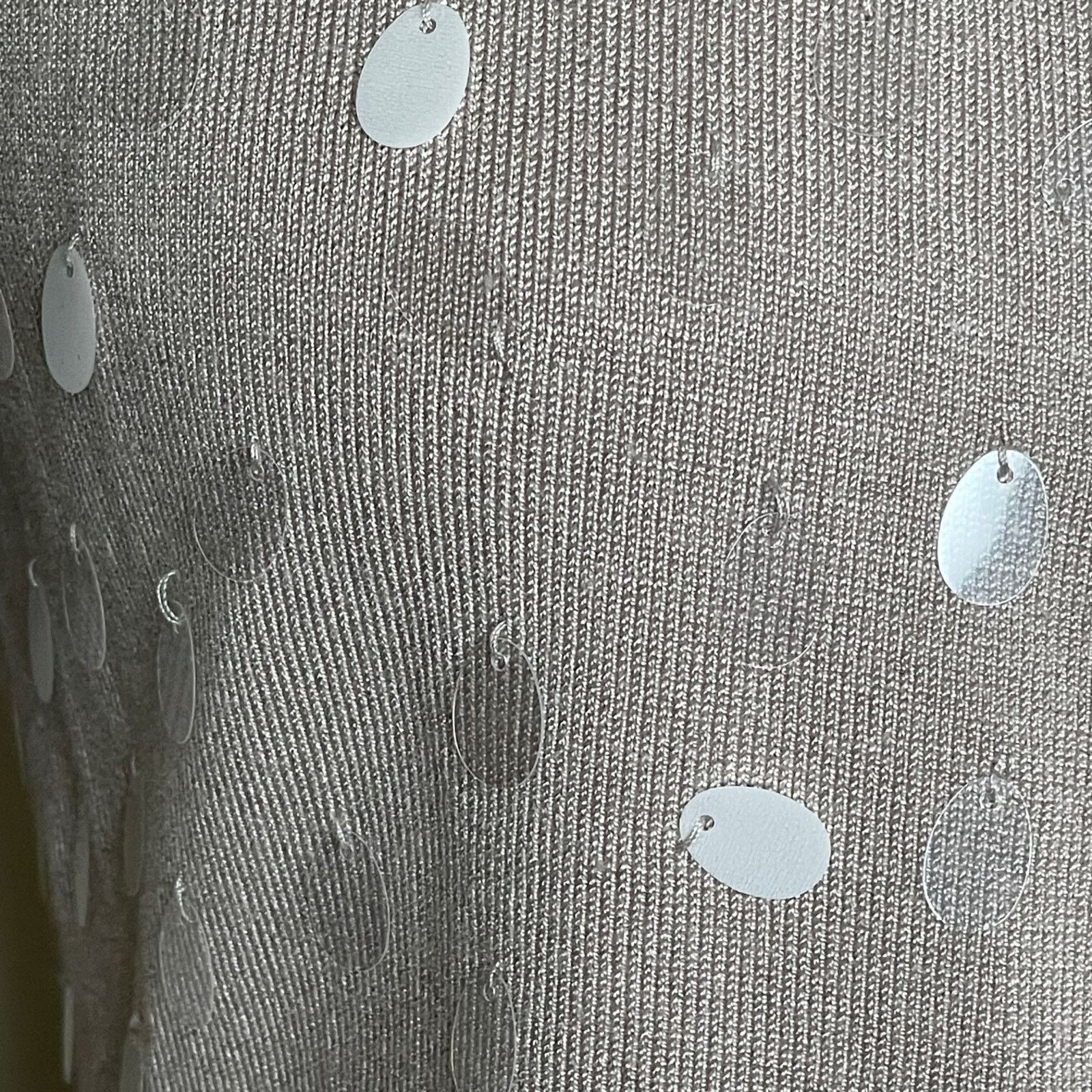 Other CARMEN Marc Valvo size M Cardigan Clear & Opaque Sequins Size M / US 6-8 / IT 42-44 - 6 Thumbnail
