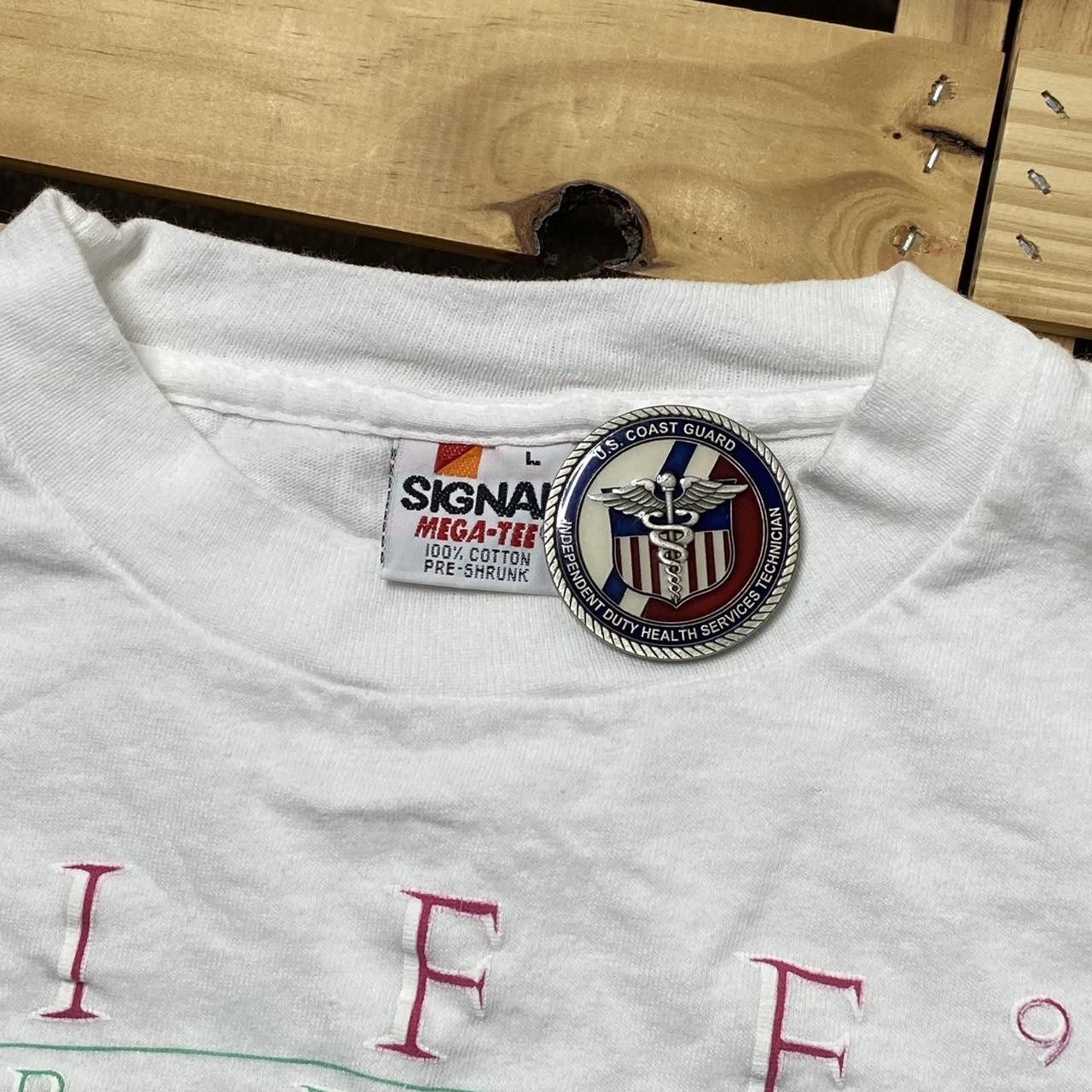 Signal Sport Vintage "Life's A Beach" White Surf Tee Size Large Size US L / EU 52-54 / 3 - 4 Thumbnail