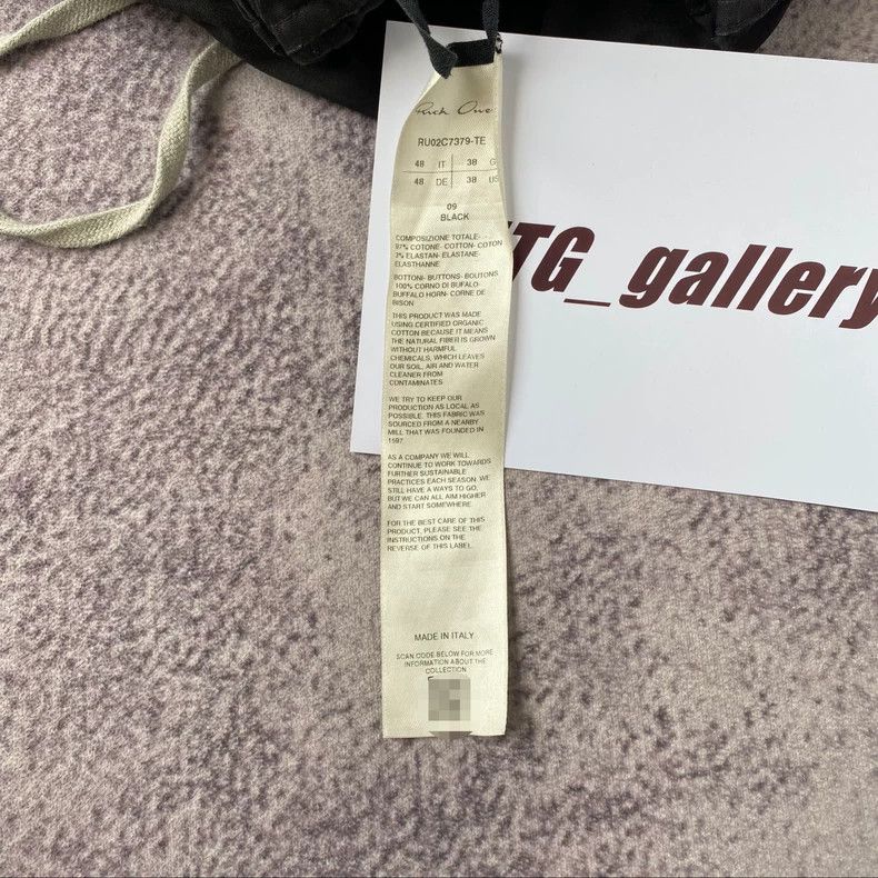 Rick Owens Rick owens Main line pocket crotch drop pants Size US 38 / EU 54 - 7 Thumbnail