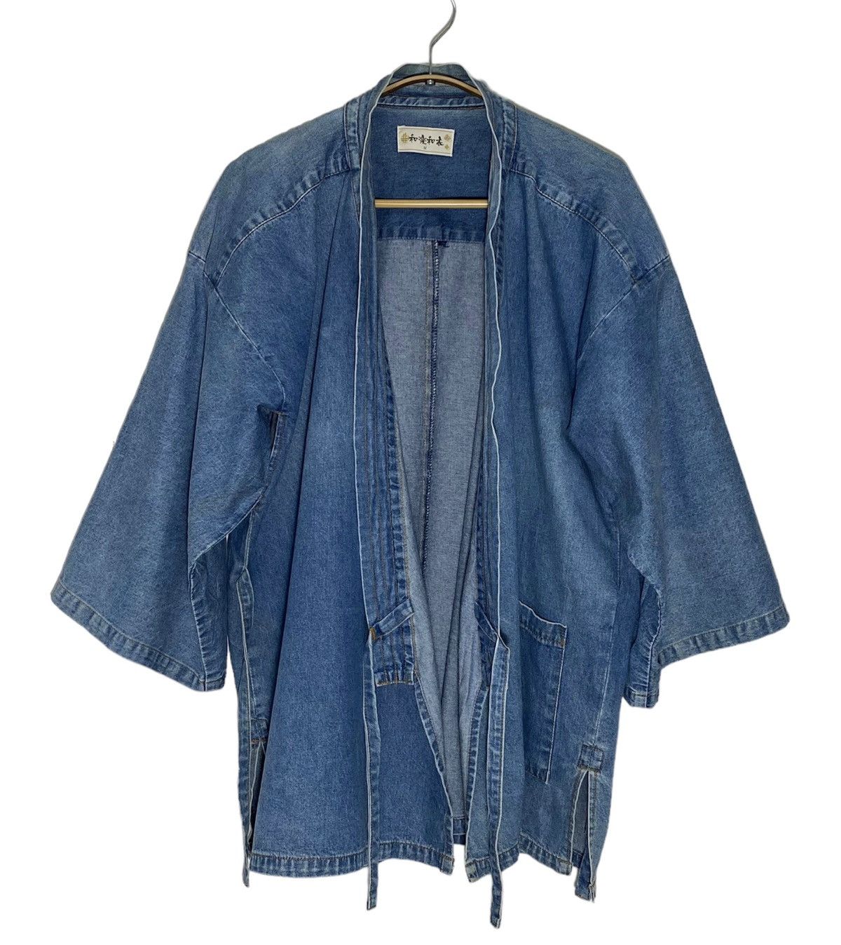 Indigo × Japanese Brand Vintage MUSICAL JAPANESE Traditional Kimono indigo Size US M / EU 48-50 / 2 - 1 Thumbnail