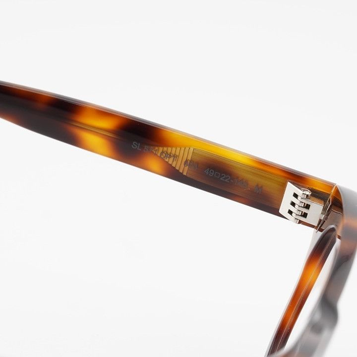 Saint Laurent Paris Saint Laurent SL571 OPT 003 Eyeglasses Havana 49mm Round Size ONE SIZE - 7 Thumbnail