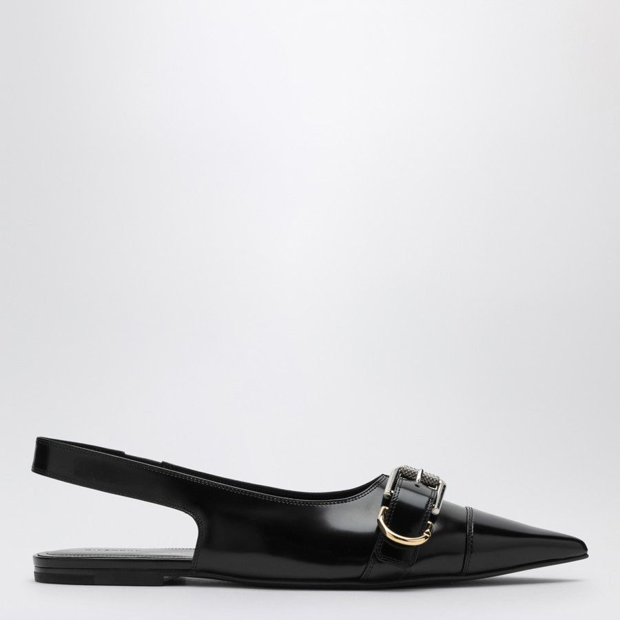 Givenchy o1d2blof0824 Slingback in Black Size US 7 / IT 37 - 1 Thumbnail