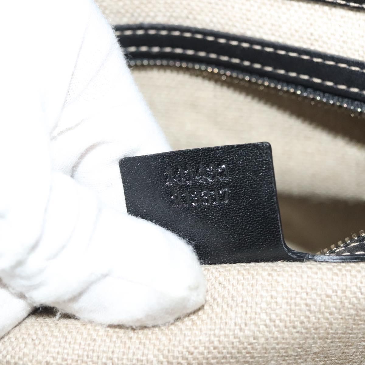 Gucci GUCCI Tote Bag Leather Gold Black Size ONE SIZE - 21 Thumbnail