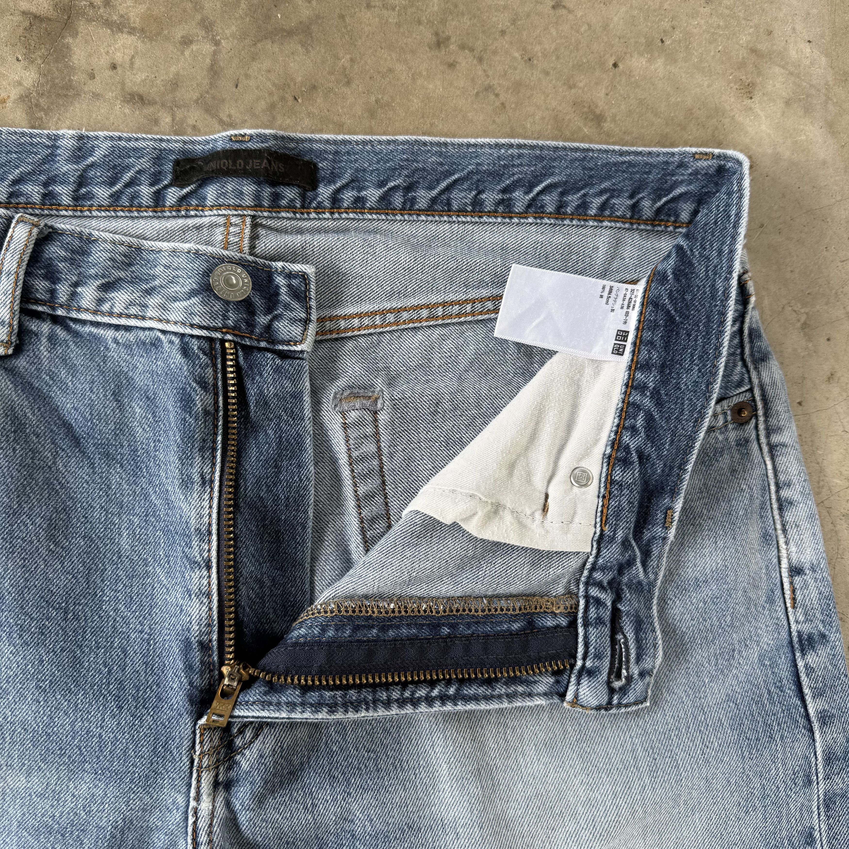 Japanese Brand Vintage Japan Denim Faded Mud wash Jean W36 Size US 36 / EU 52 - 6 Thumbnail