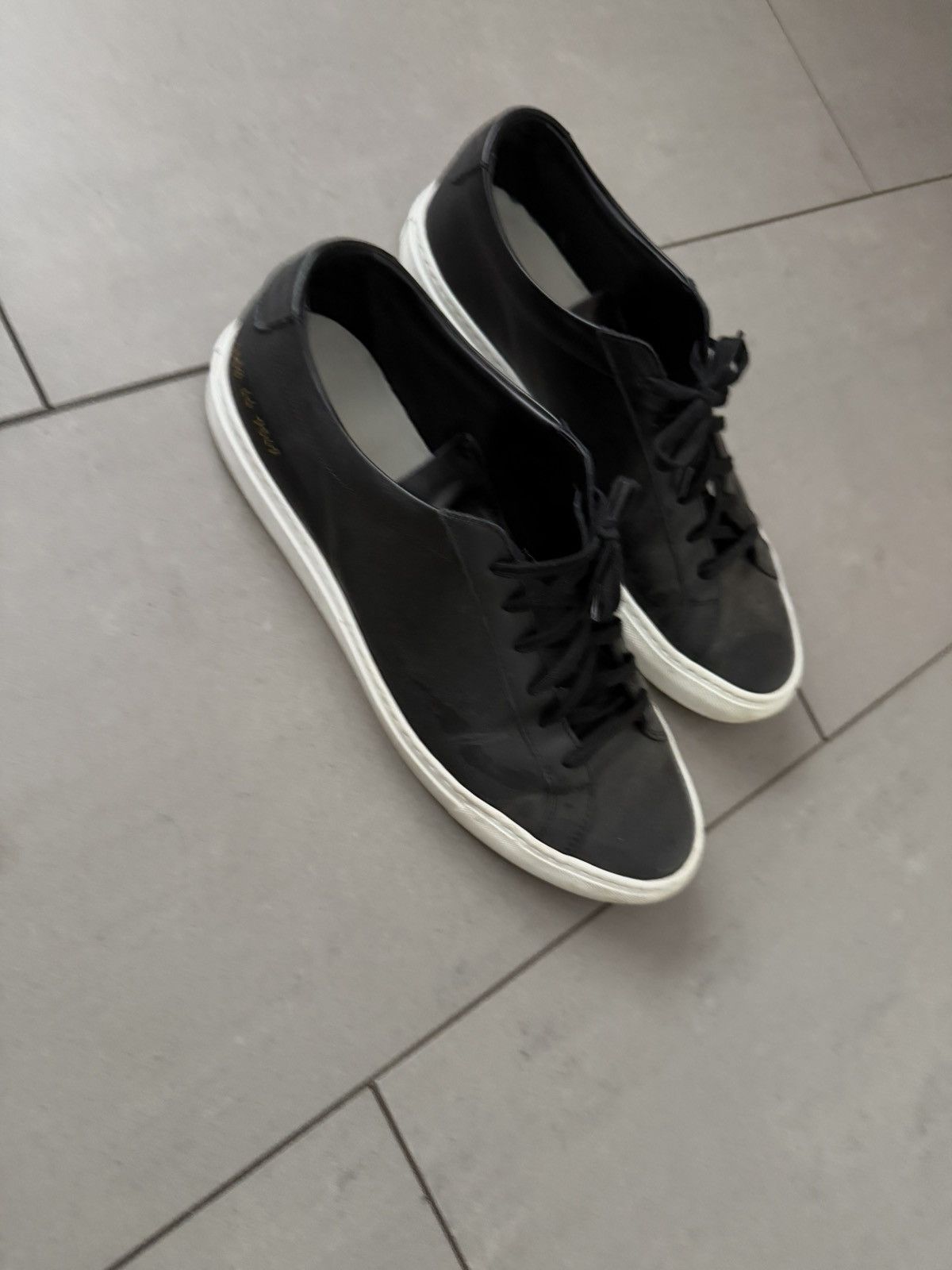 Common Projects Common Projects Black Achilles Size 44 / 11 Size US 11 / EU 44 - 1 Thumbnail
