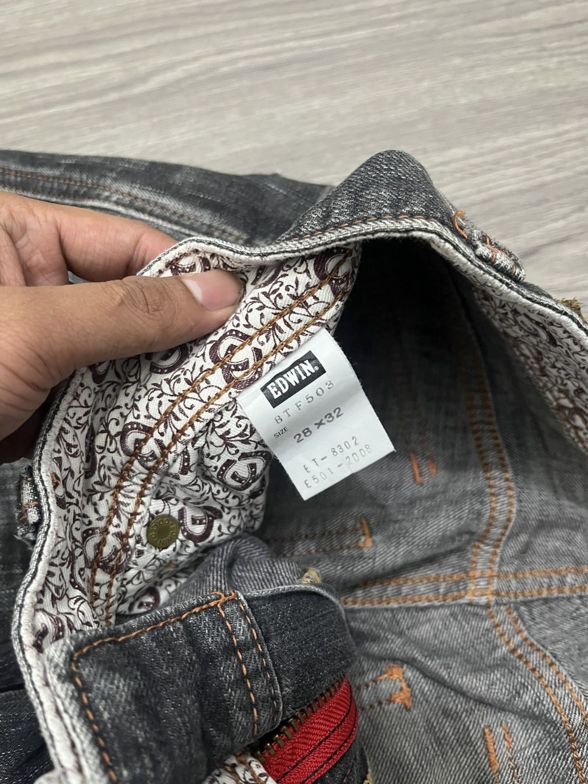 Japanese Brand 🇯🇵Vtg edwin 503 jeans Size US 28 / EU 44 - 8 Thumbnail