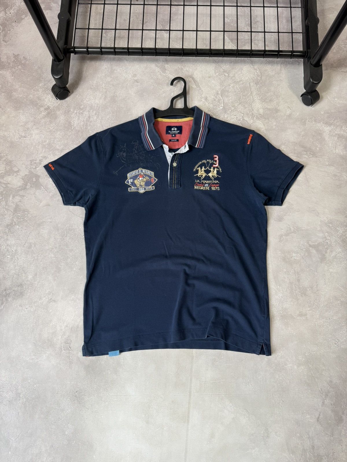 Vintage Vintage La Martina Ralph Lauren Style Polo Tee Size US M / EU 48-50 / 2 - 3 Thumbnail