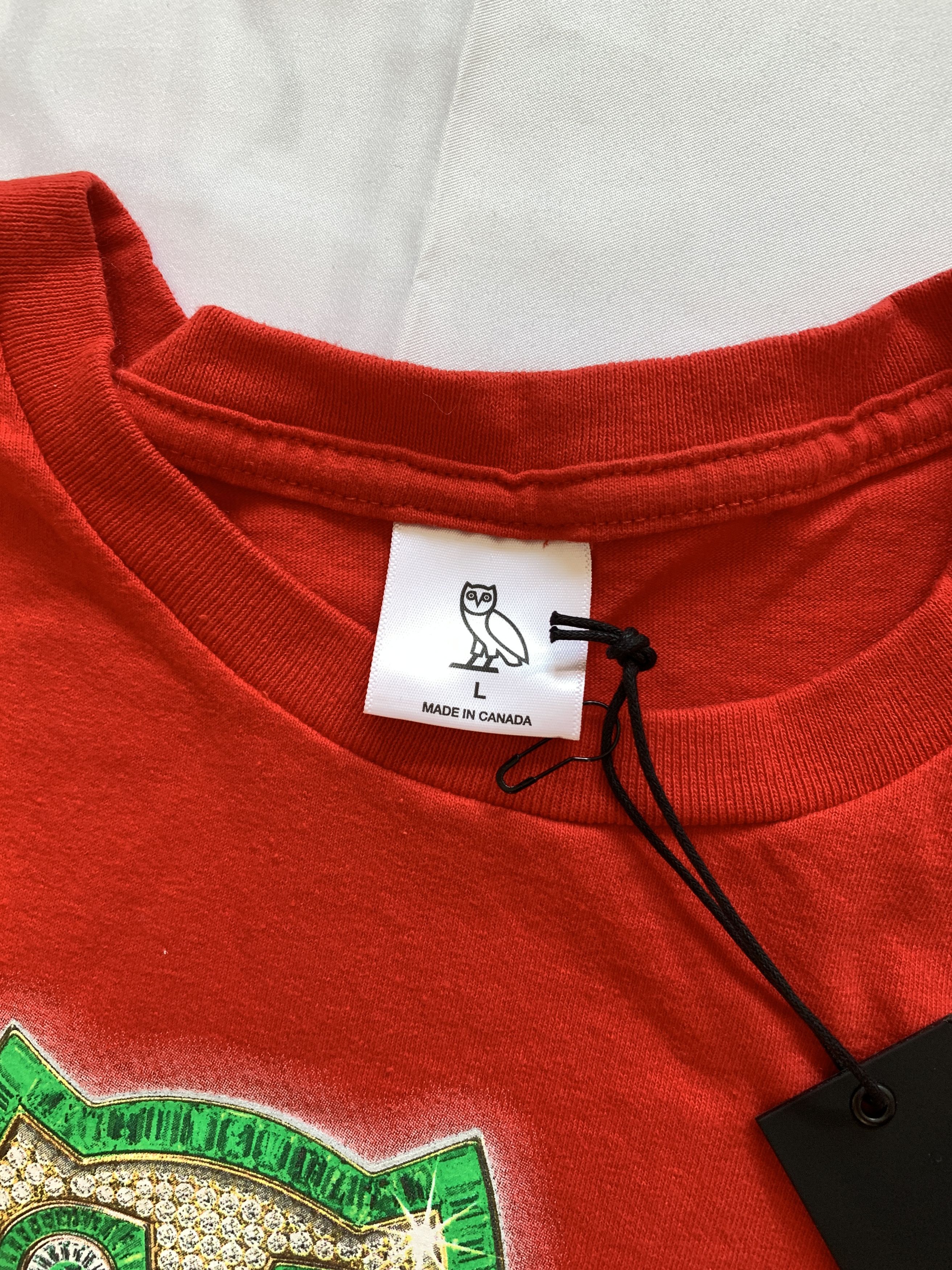 Drake OVO X Pen & Pixel Diamonds T-shirt Red Size US L / EU 52-54 / 3 - 5 Thumbnail