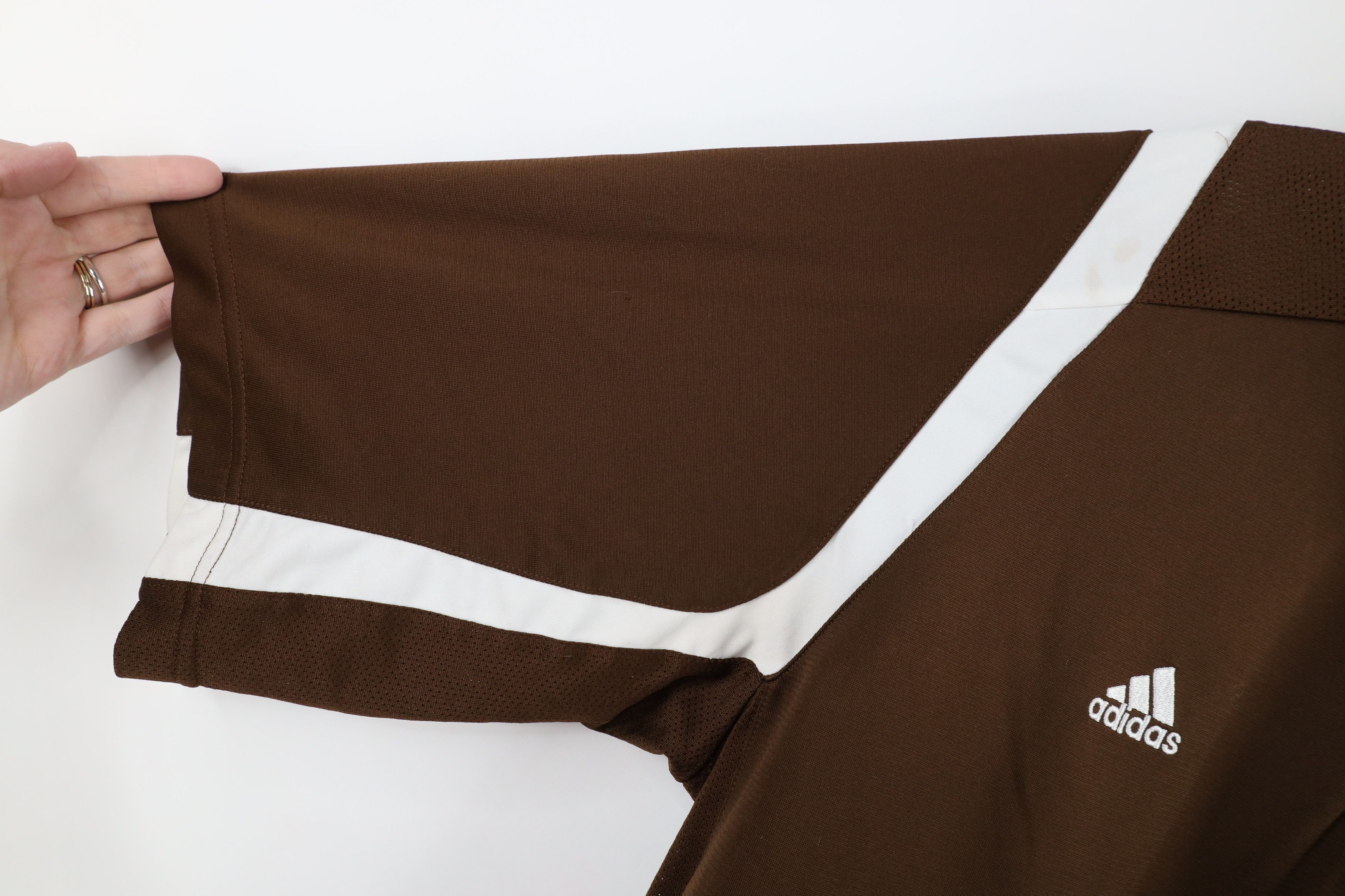 Adidas × Vintage Adidas Bowling Green State University Football Polo Brown Size US XL / EU 56 / 4 - 6 Thumbnail