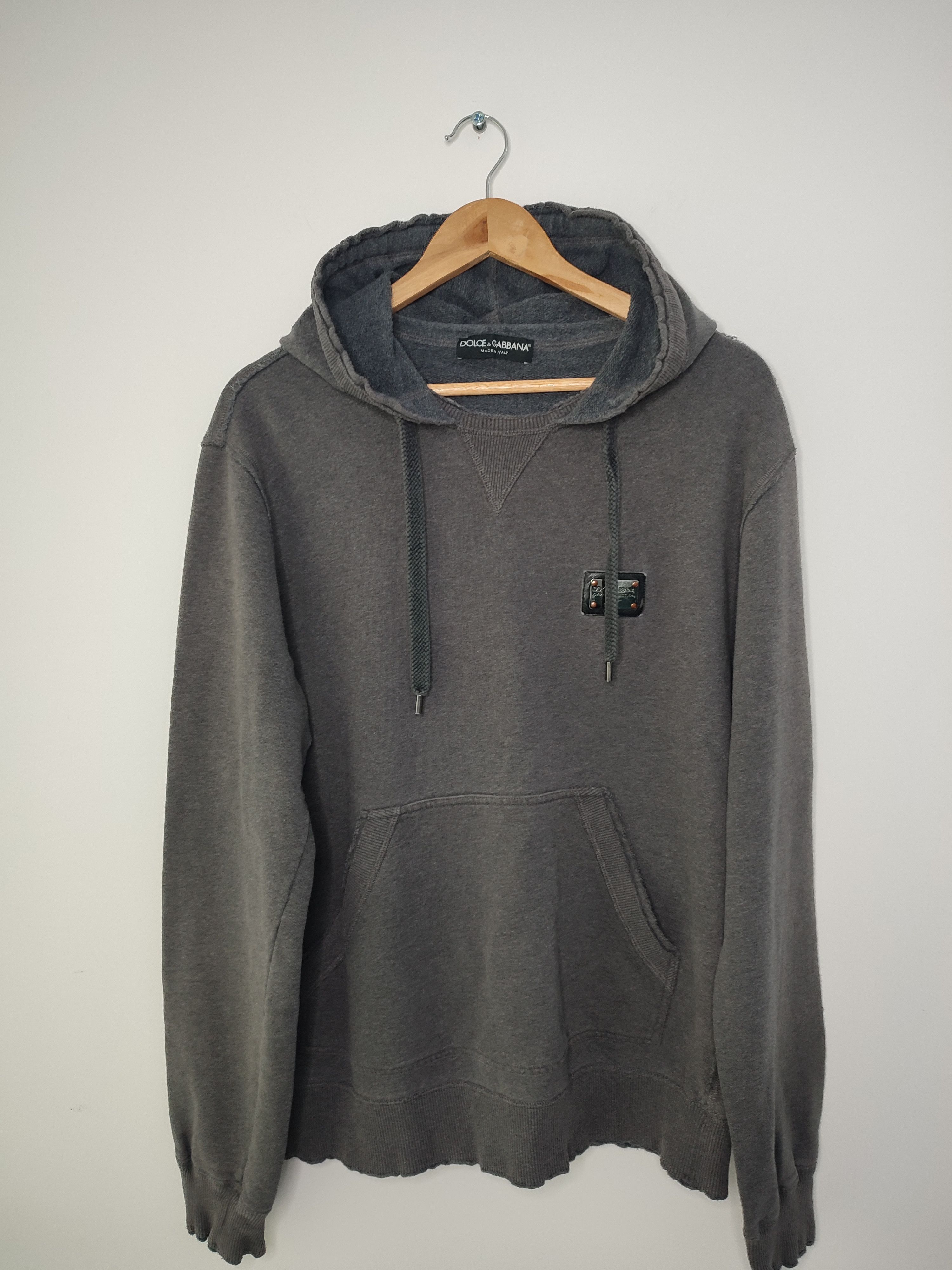 Dolce & Gabbana Hoodie Dolce & Gabbana mens gray Size US M / EU 48-50 / 2 - 1 Thumbnail