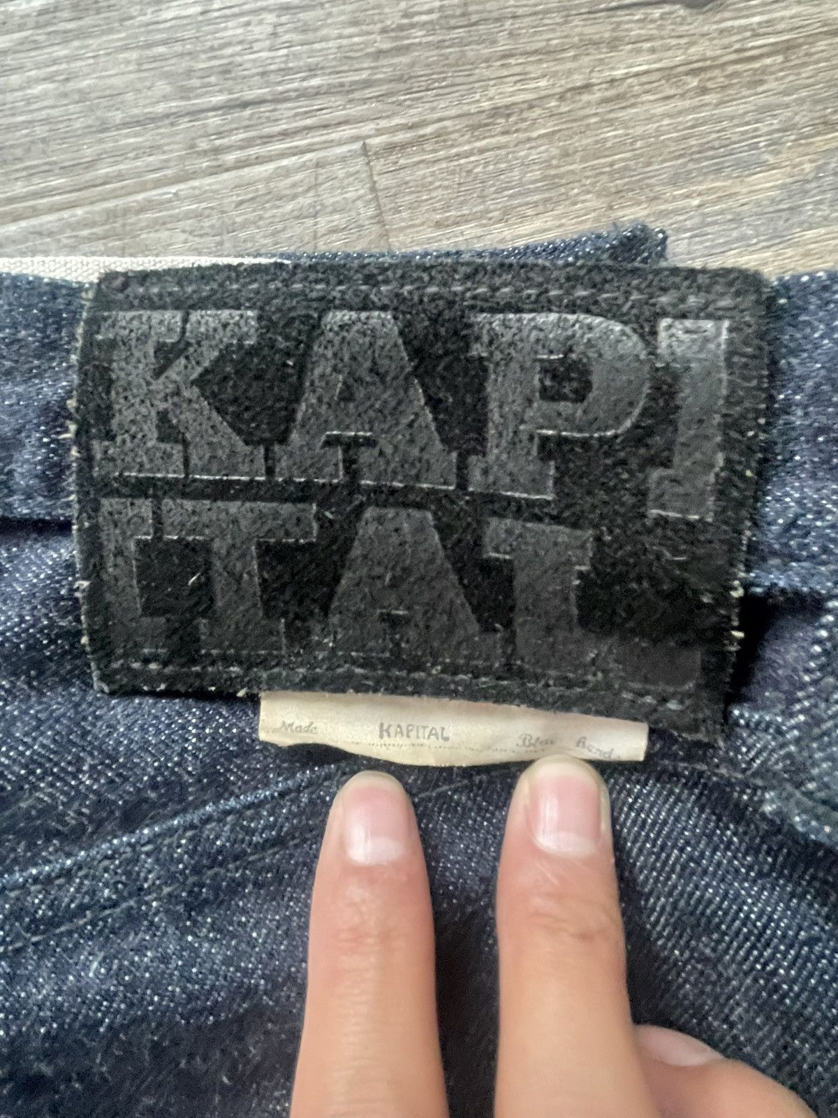 Kapital Kapital black denim 30x31 selvedge Size US 30 / EU 46 - 1 Thumbnail