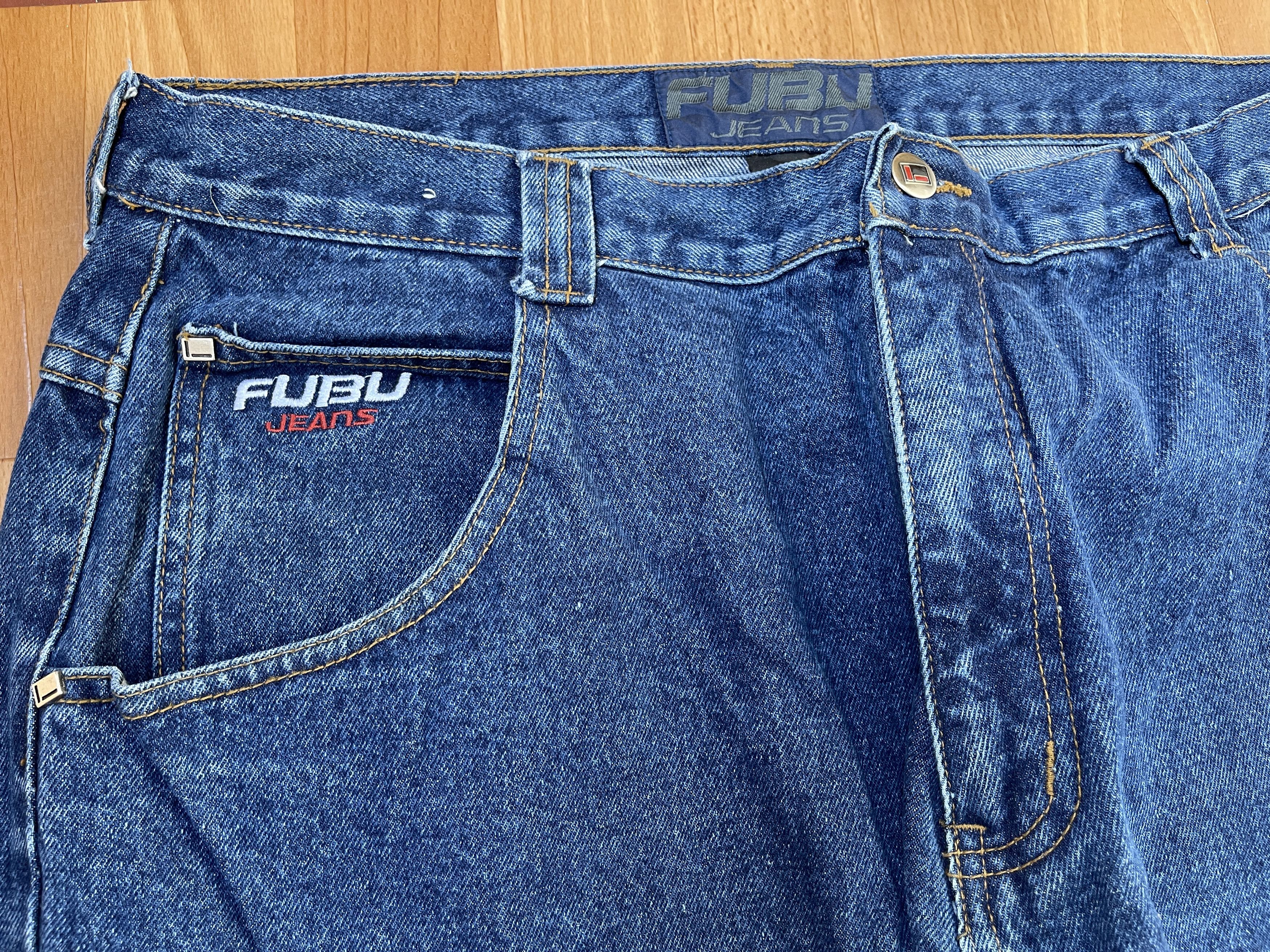 Fubu FUBU jeans, vintage baggy jeans, 90s hip hop skater Y2K 38 Size US 38 / EU 54 - 13 Thumbnail