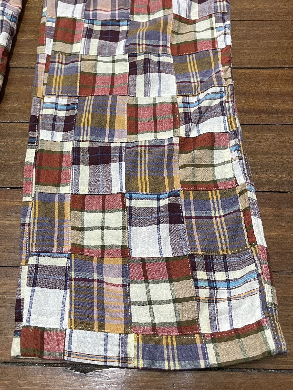 Japanese Brand × Vintage Very Rare Vintage Japanese Brand M.1.6 Patchwork Pants 1990s Size US 30 / EU 46 - 6 Thumbnail
