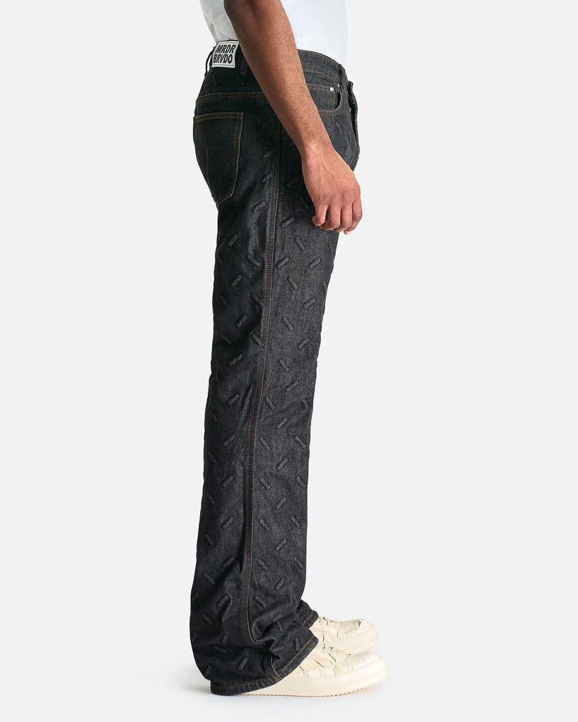 Who Decides War o1s1v1r1oon0925 Thread Plate Denim in Black/Coal Size US 40 / EU 56 - 3 Thumbnail