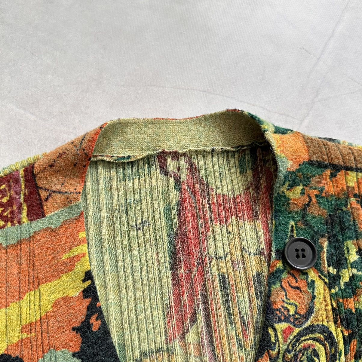 Hysteric Glamour Patchwork Ribbed Sweater Cardigan Custo Barcelona Style Size S / US 4 / IT 40 - 12 Thumbnail