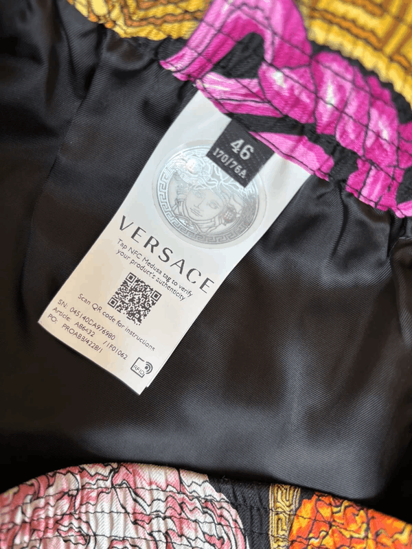 Versace Authentic VERSACE Medusa Amplified 100% Silk Twill Size US 30 / EU 46 - 5 Thumbnail