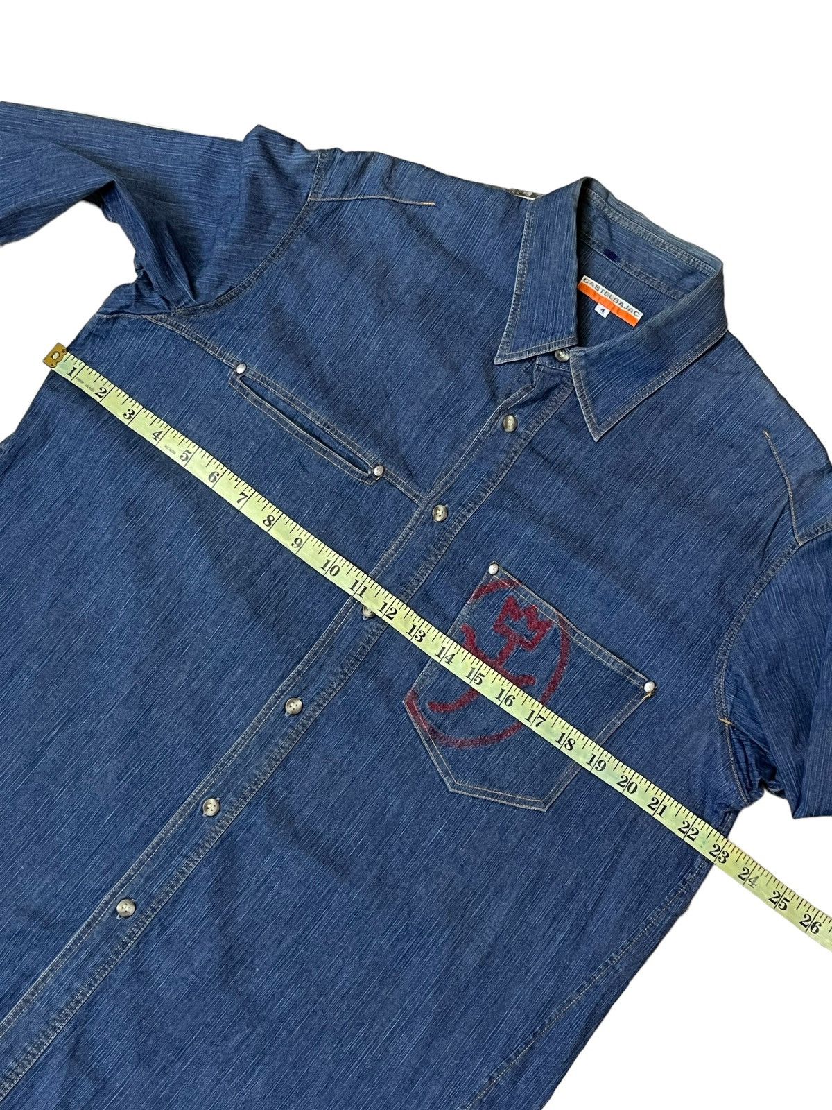 Jean Charles De Castelbajac GRAIL🔥JEAN CHARLES DE CASTELBAJAC DENIM BUTTON UPS SHIRT Size US L / EU 52-54 / 3 - 10 Thumbnail