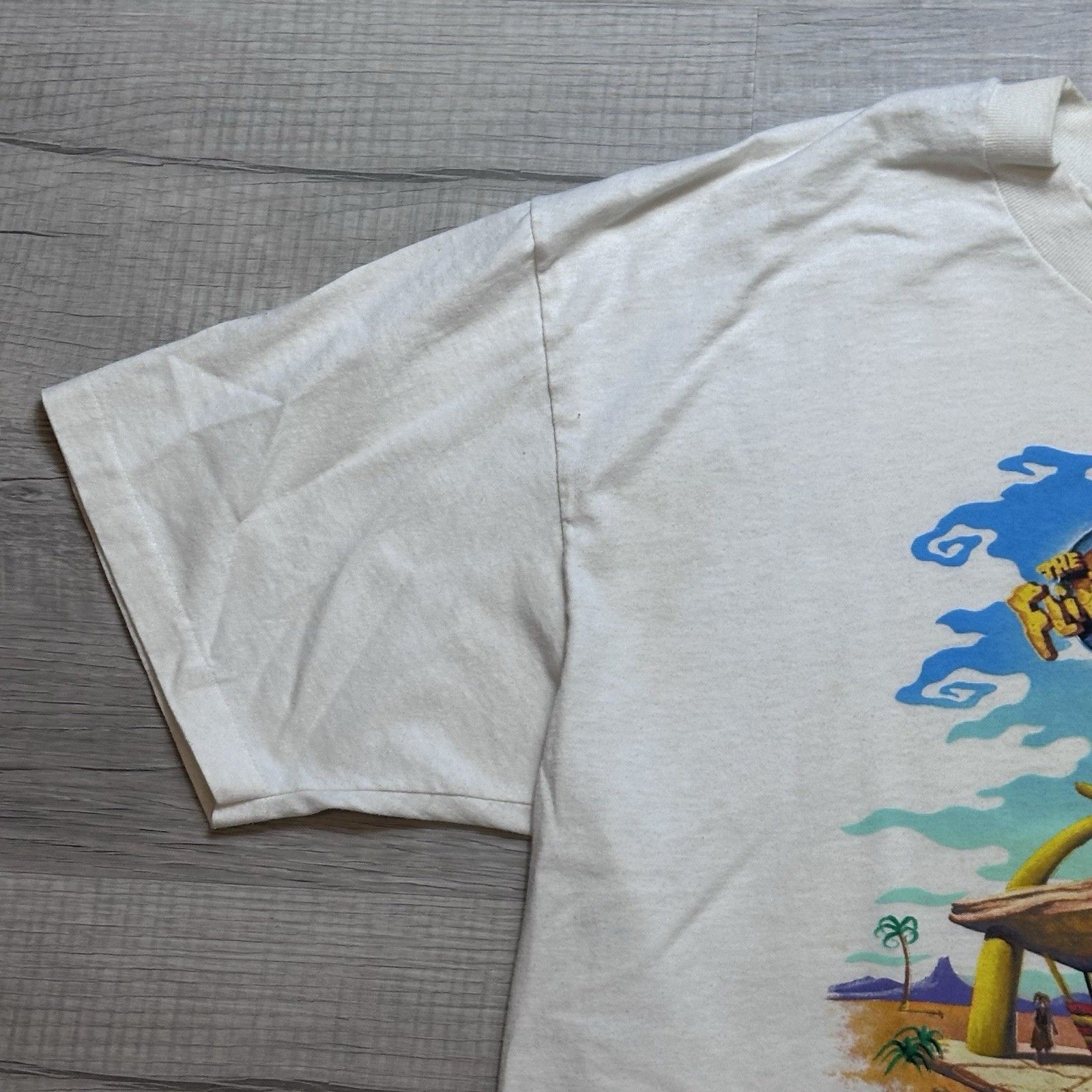 Vintage 1994 The Flintstone RocDonald's McDonalds Movie Promo Tee XL Size US XL / EU 56 / 4 - 6 Thumbnail
