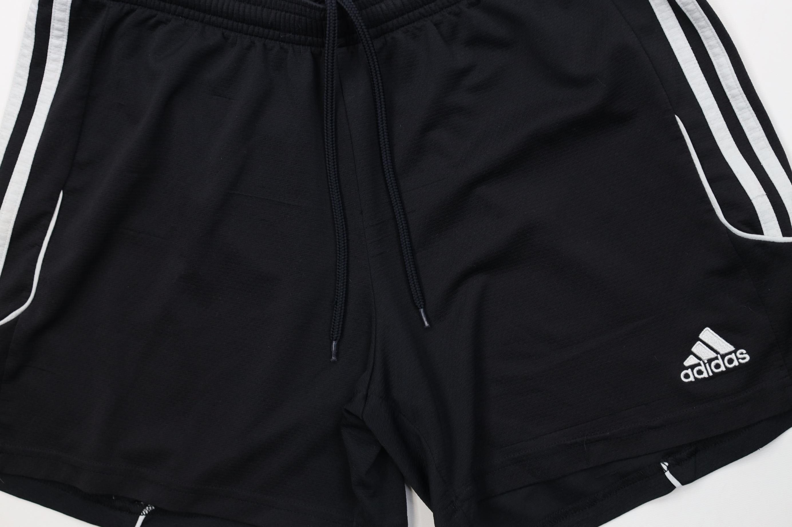 Adidas Vintage Y2K Adidas Running Jogging Soccer Shorts Black Size US 32 / EU 48 - 3 Thumbnail