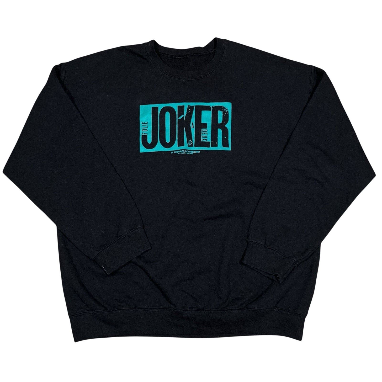 Gildan Joker Folie à Deux Sweatshirt Men’s Black Promo Warner Bros Size US XL / EU 56 / 4 - 1 Thumbnail