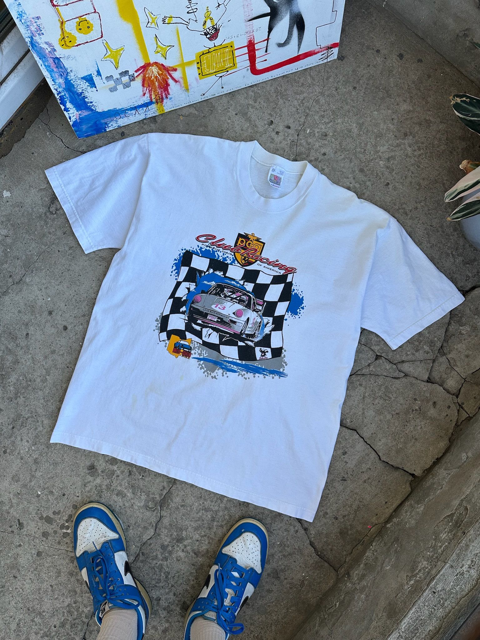 Vintage Vintage 90s Porsche 911 Graphic T Shirt 1996 Size US XL / EU 56 / 4 - 1 Thumbnail