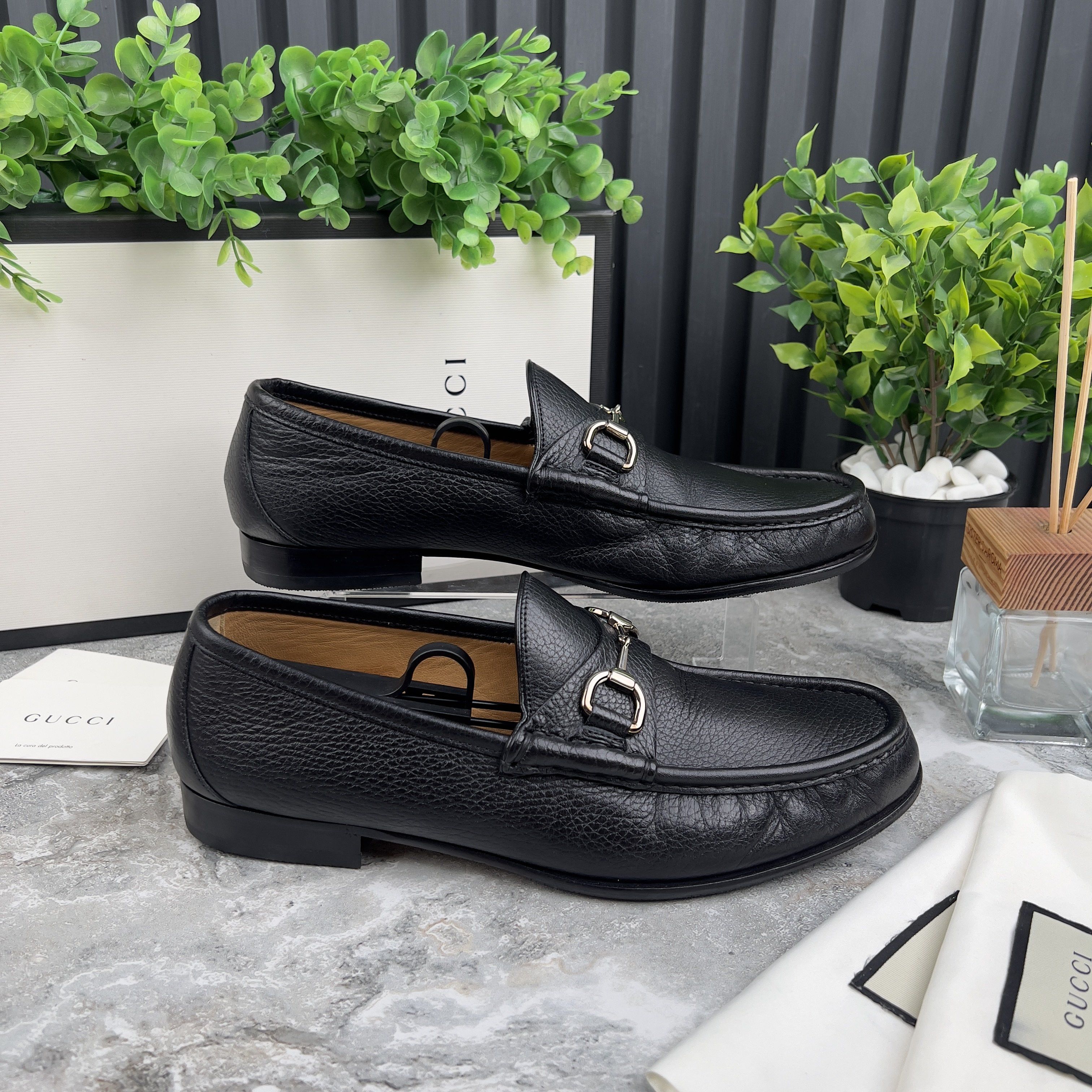 Gucci Gucci 1955 Horsebit Loafers Grain Leather Size US 8.5 / EU 41-42 - 4 Thumbnail